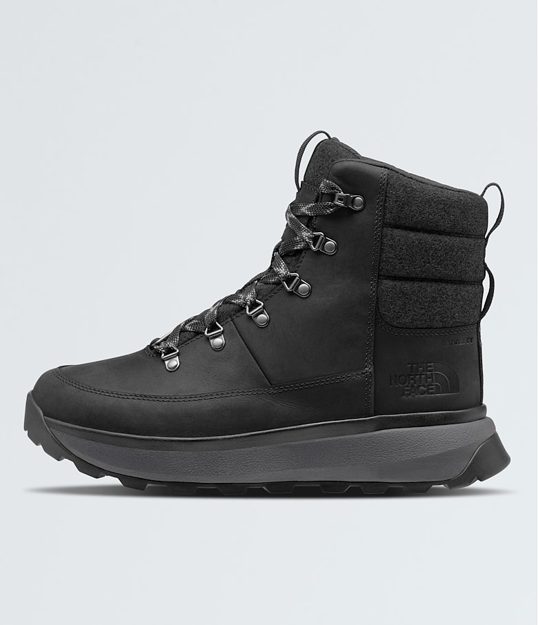 The North Face Men s Bergen Leather Waterproof Boots TNF Black TNF Black Size 11