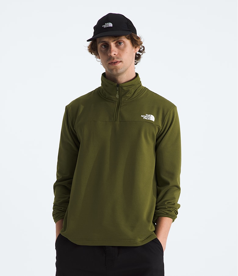 North face mens fleece quarter zip 2025