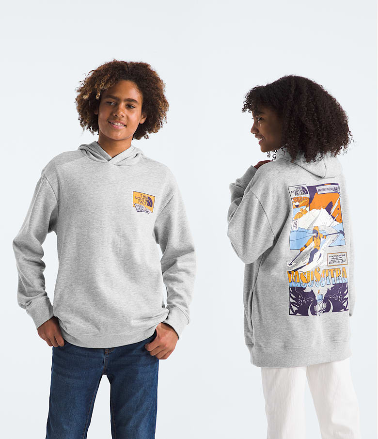 North face fleece pullover hoodie top