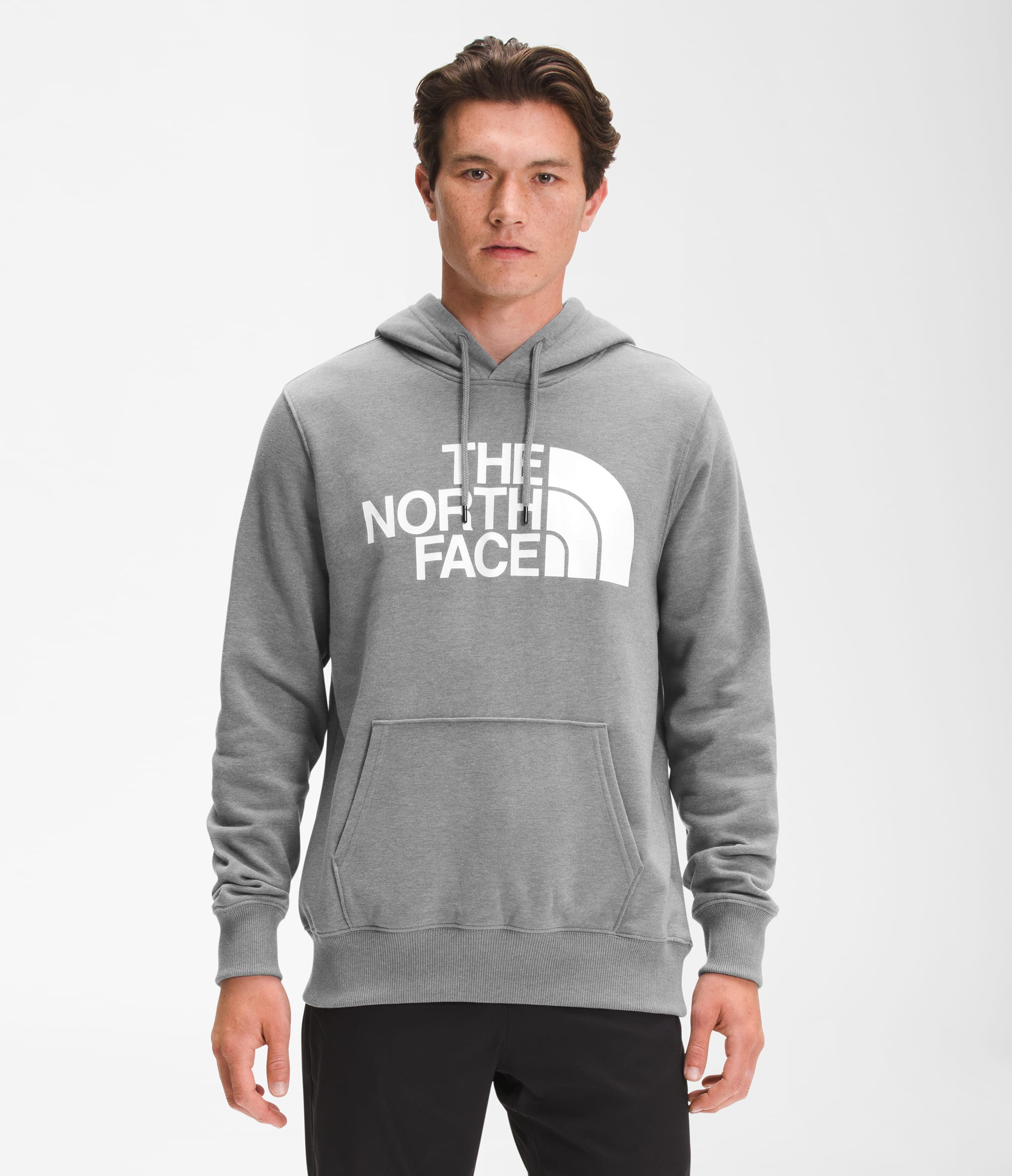 Mens Half Dome Pullover Hoodie TNF HERO