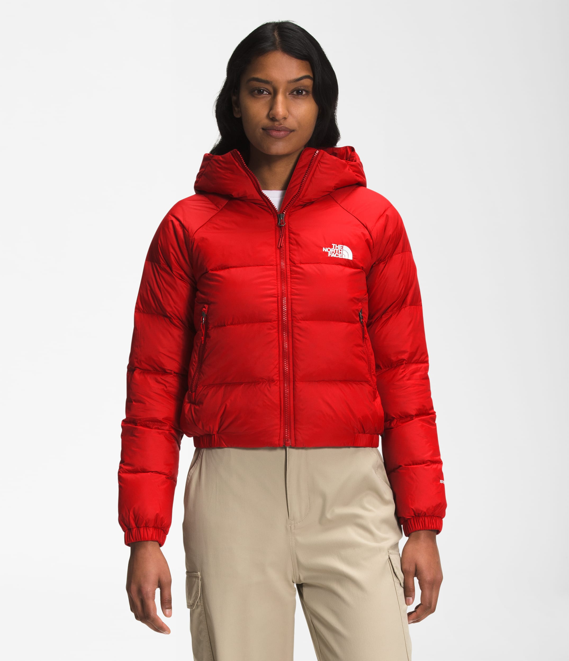 Womens Printed Hydrenalite Down Hoodie TNF Main