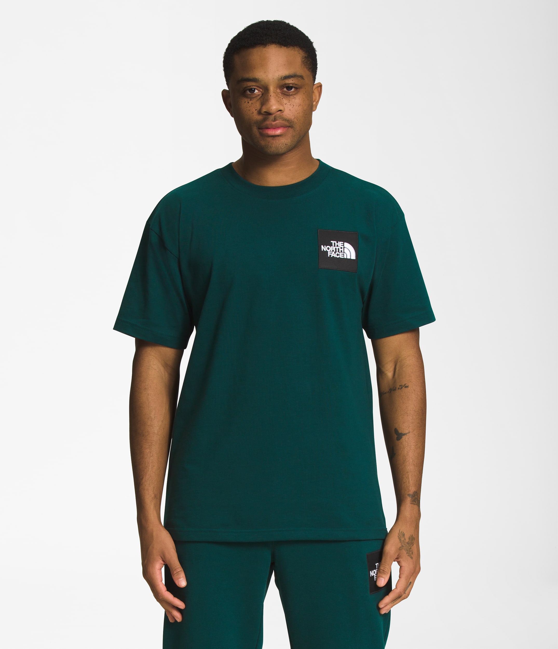 Mens ShortSleeve Heavyweight Box Tee TNF Main