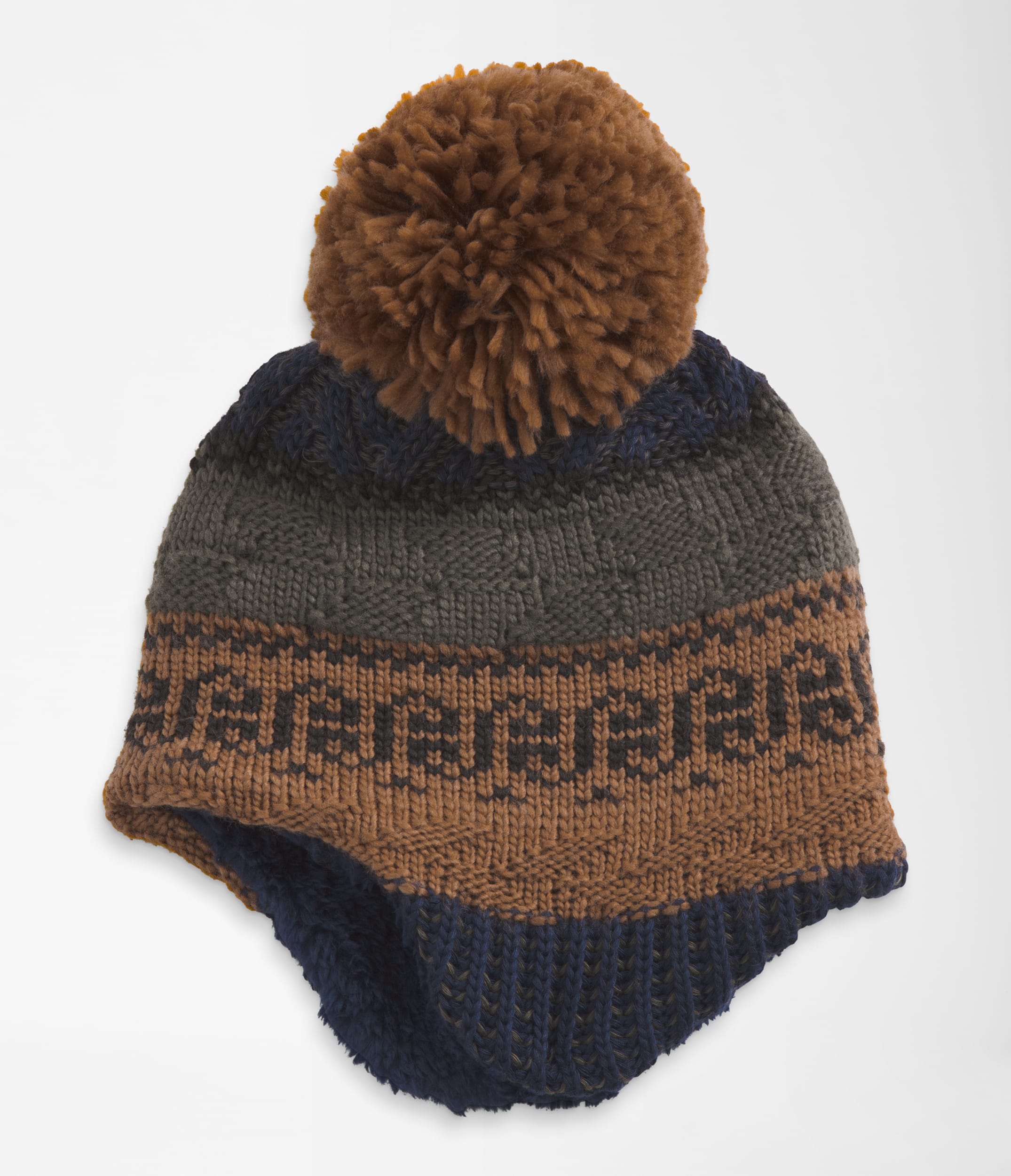 Baby Fair Isle Earflap Beanie TNF HERO