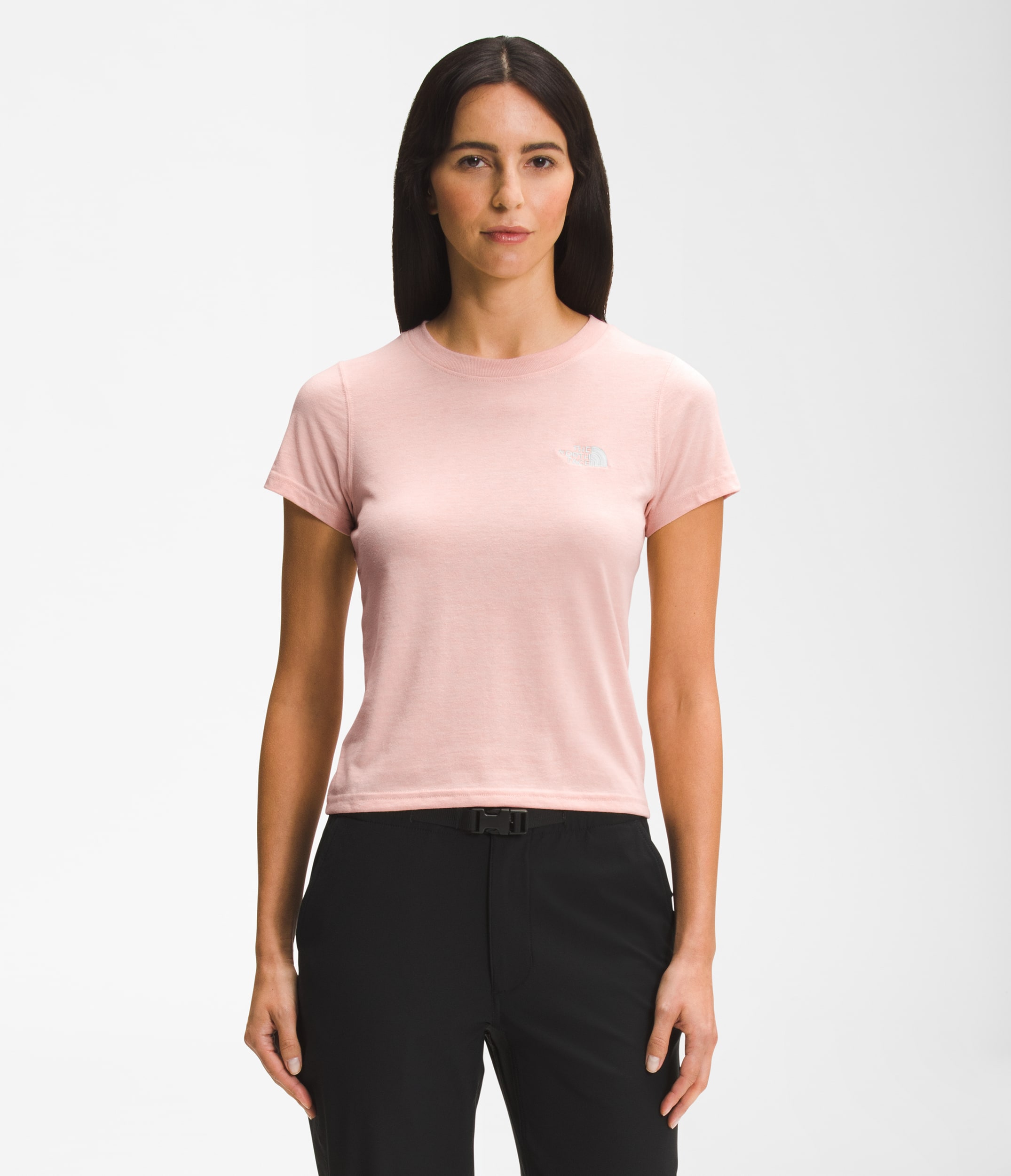 Womens ShortSleeve Simple Logo TriBlend Tee TNF Main
