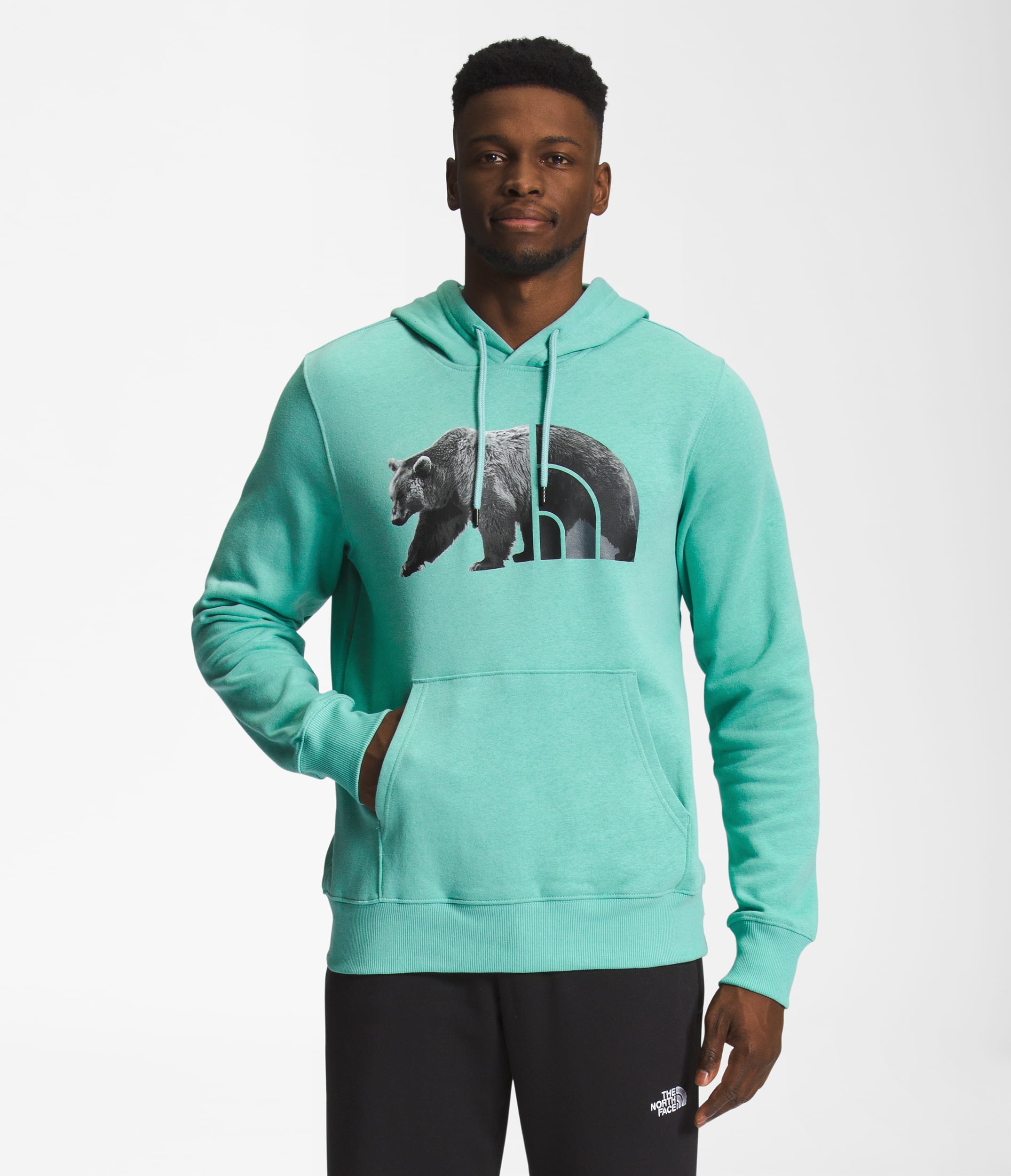 Mens TNF Bear Pullover Hoodie TNF Main