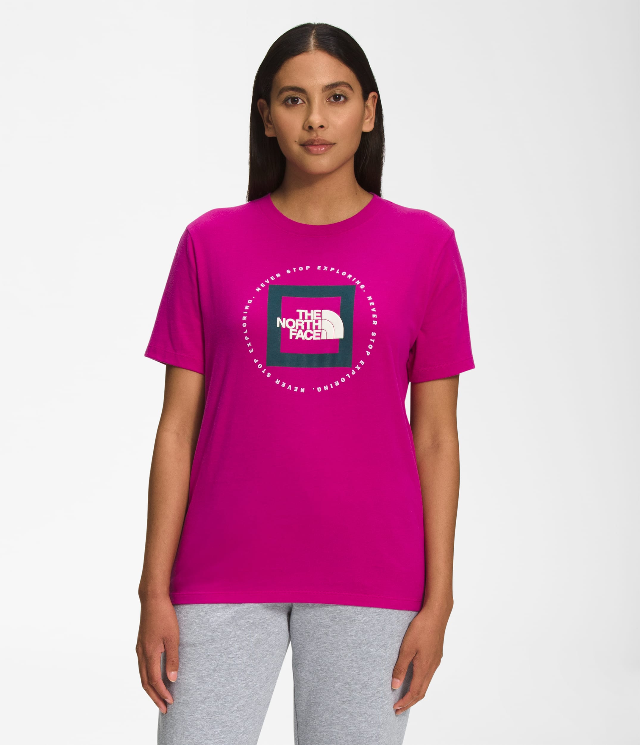 Womens ShortSleeve Geo NSE Tee TNF Main
