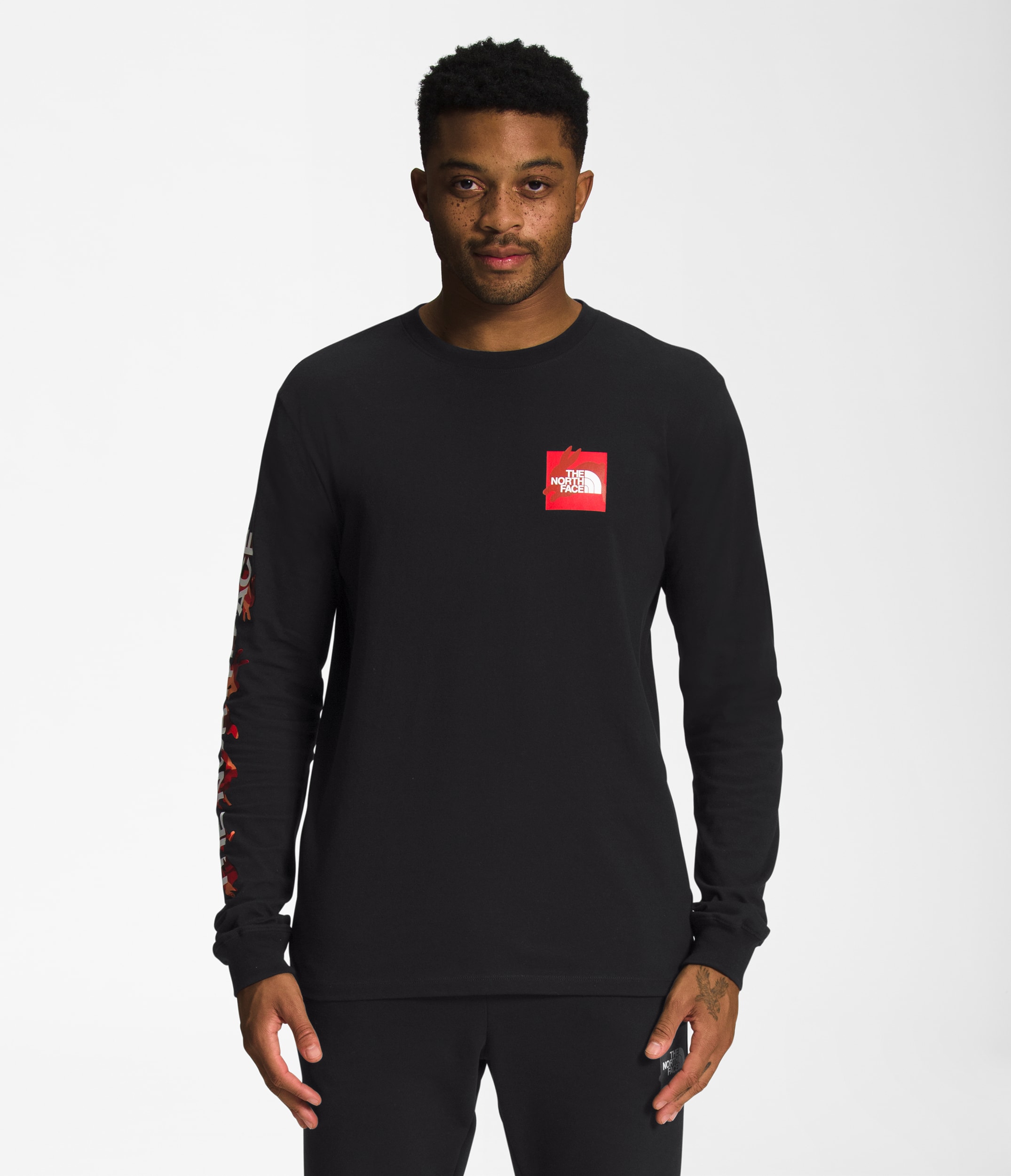 Mens LongSleeve Lunar New Year Tee TNF HERO