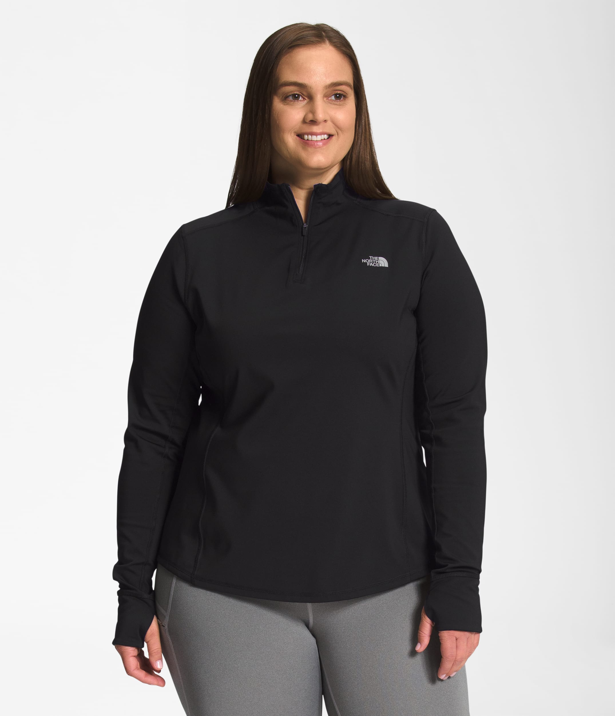 Womens Plus Winter Warm Essential Zip TNF Main