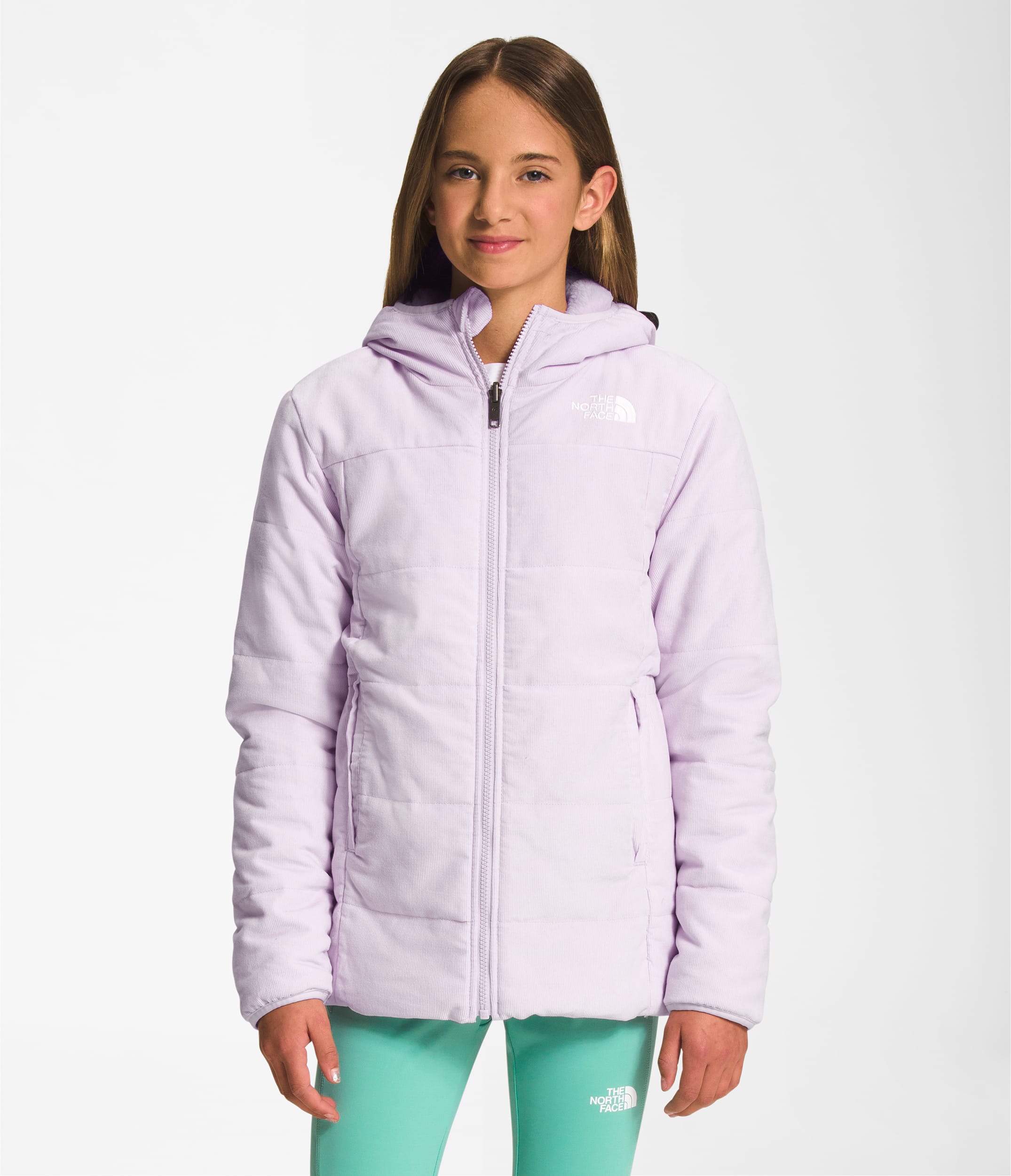 Girls' Printed Reversible Mossbud Parka The North Face