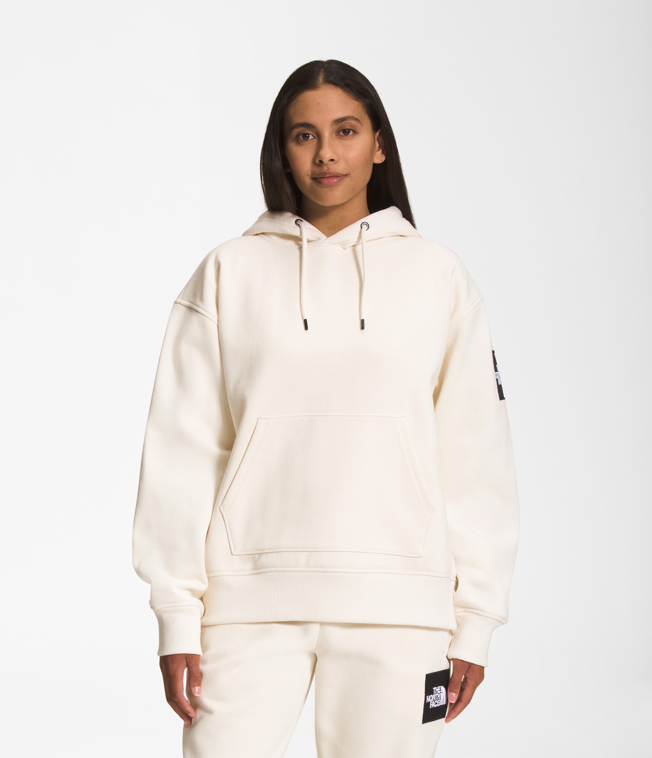 Womens Heavyweight Box Pullover Hoodie TNF Main
