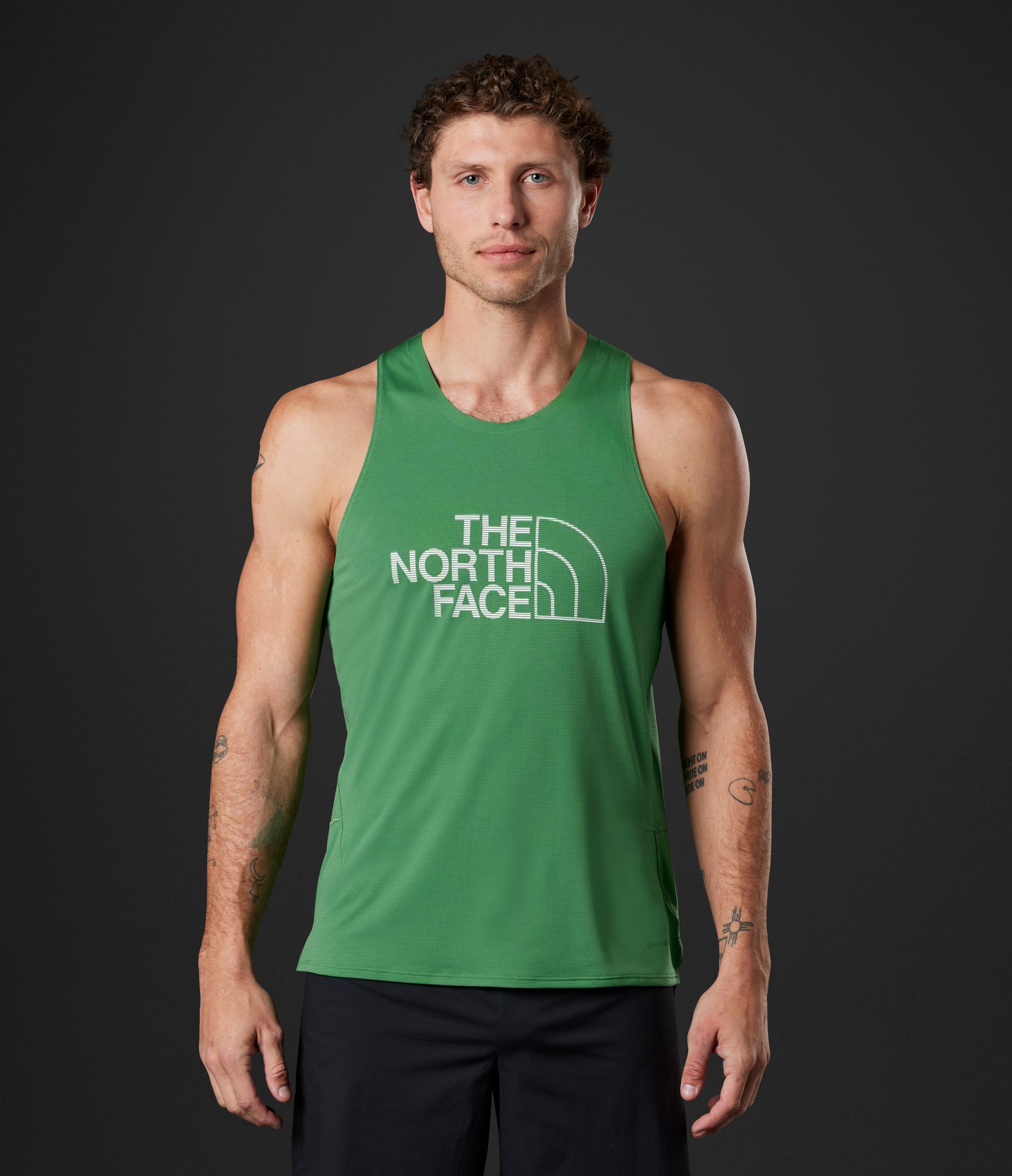 Mens Summit Series High Trail Run Tank TNF Main