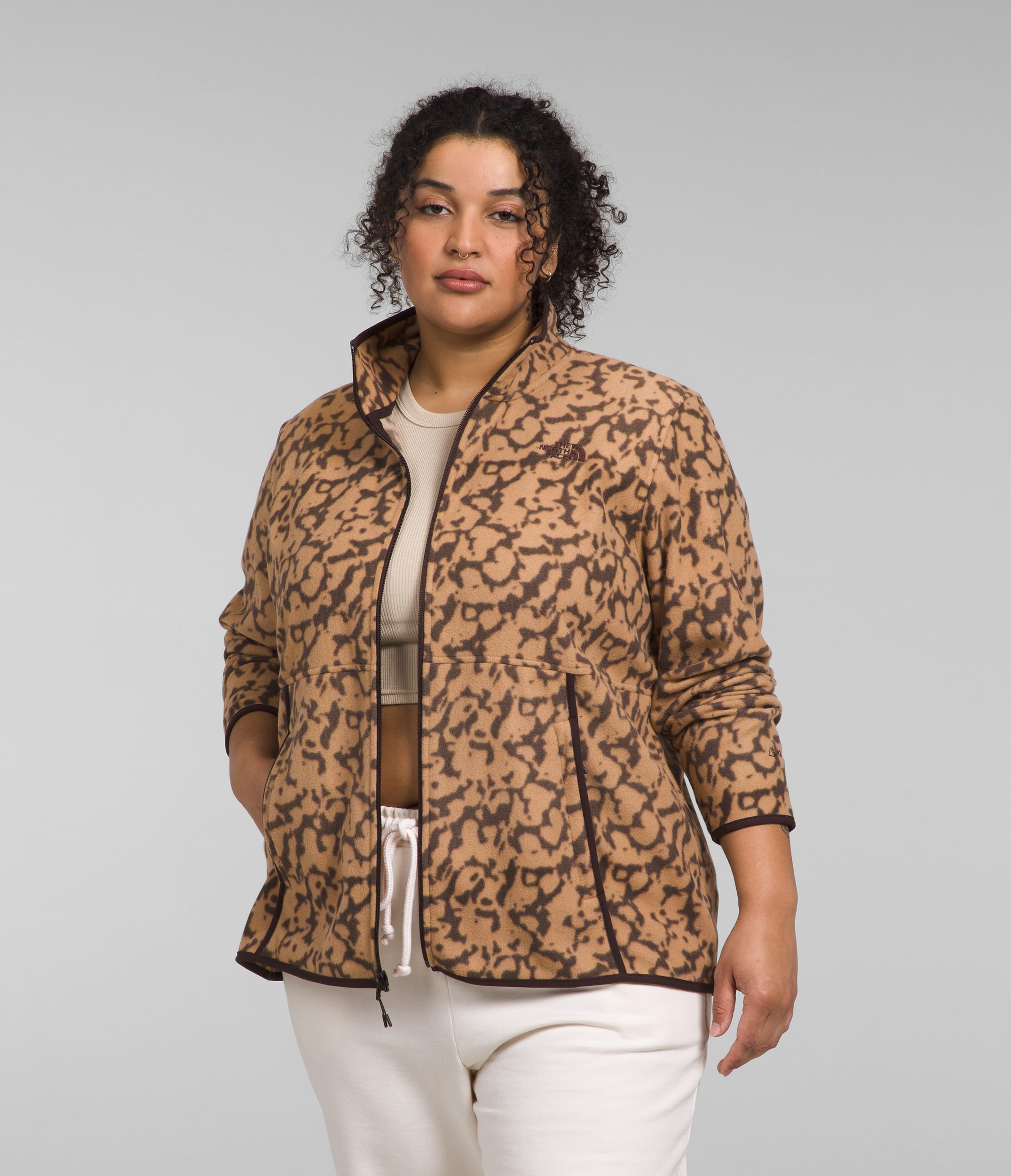 Womens Plus Alpine Polartec 100 Jacket TNF Main