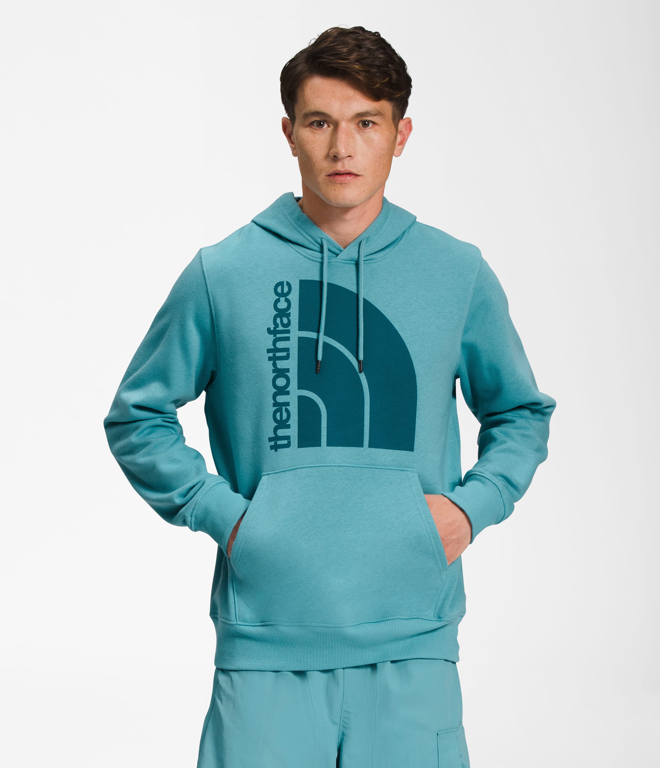 Mens Jumbo Half Dome Hoodie TNF Main