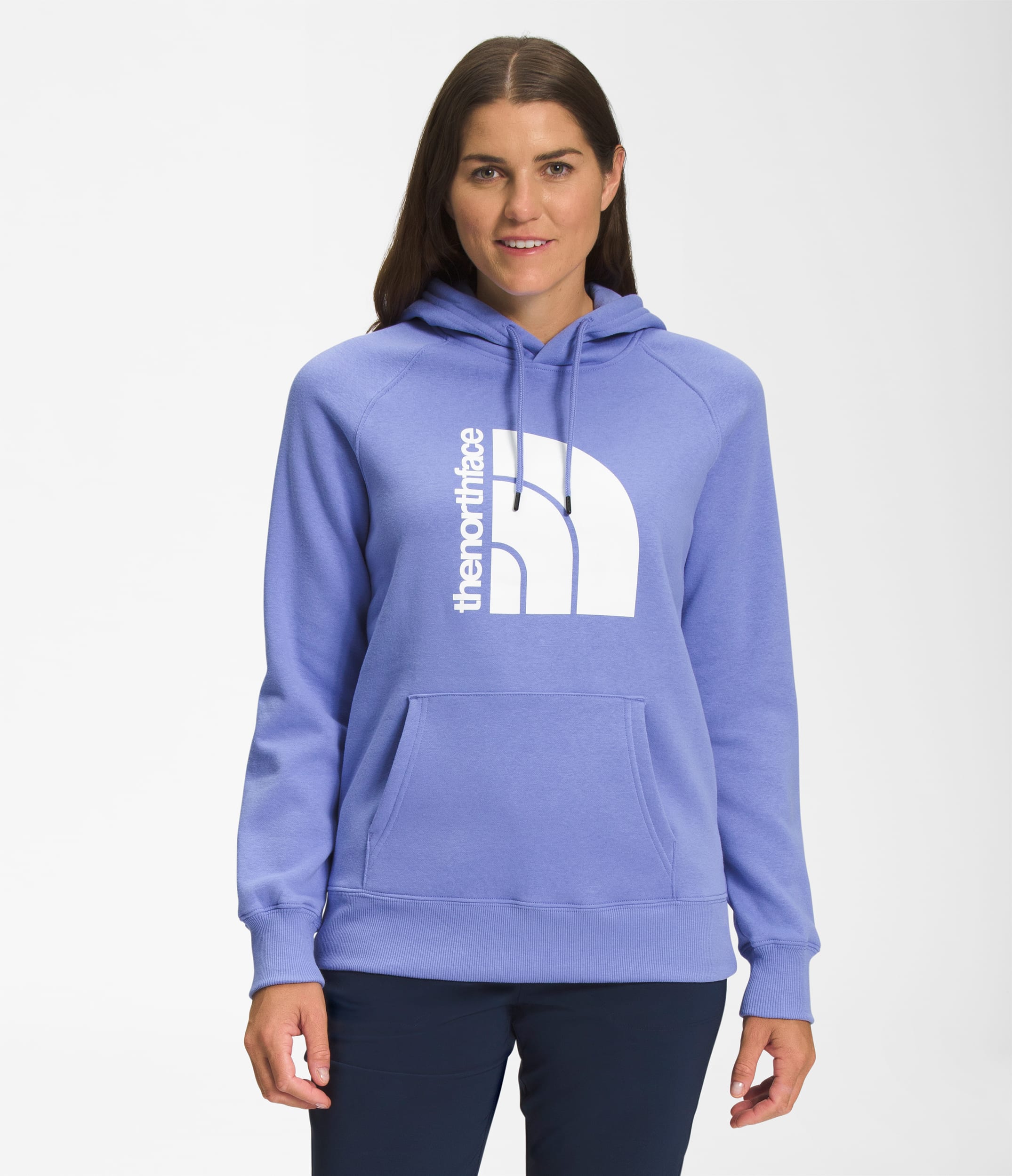 Womens Jumbo Half Dome Pullover Hoodie TNF Main