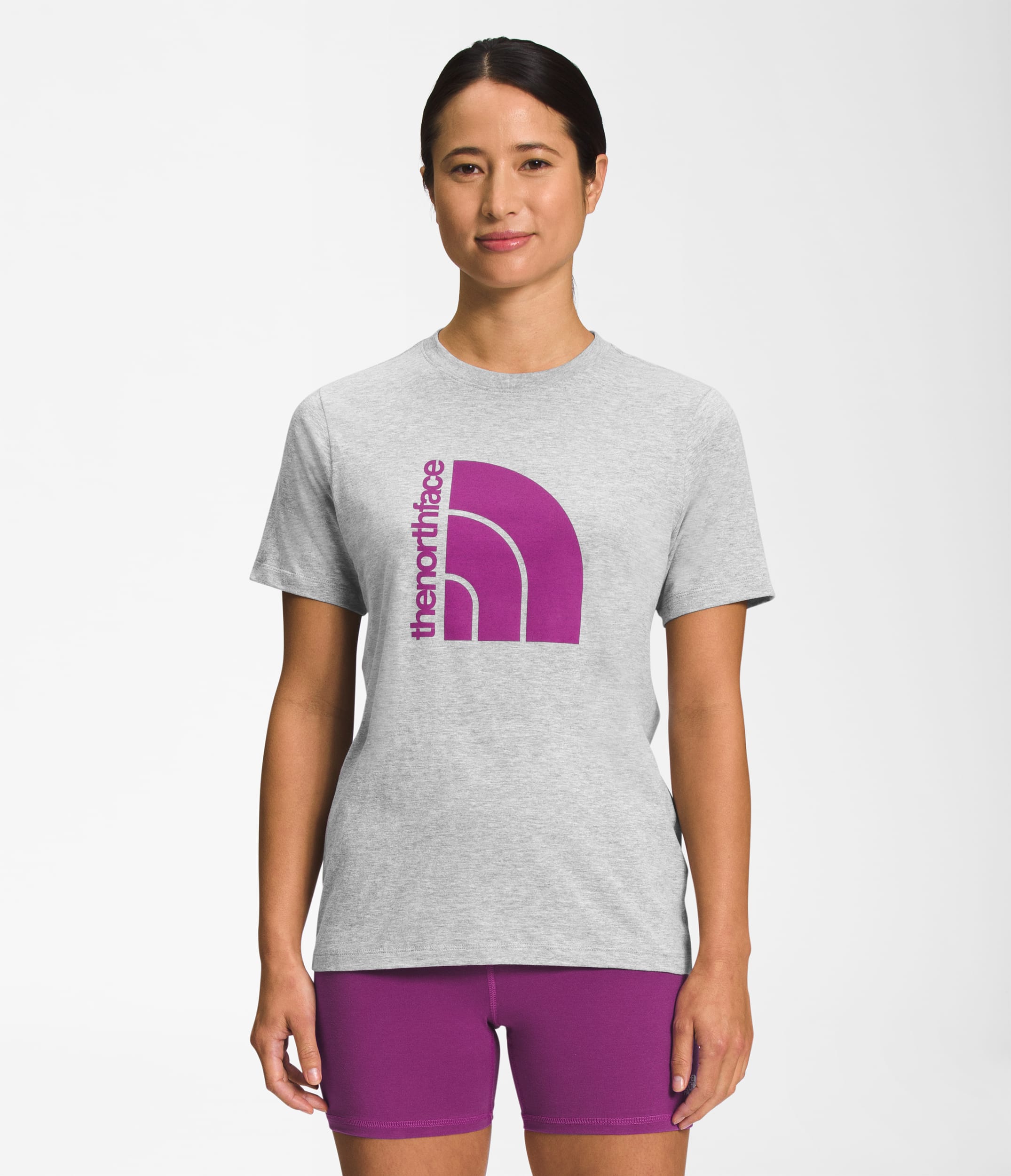 Womens ShortSleeve Jumbo Half Dome Tee TNF Main