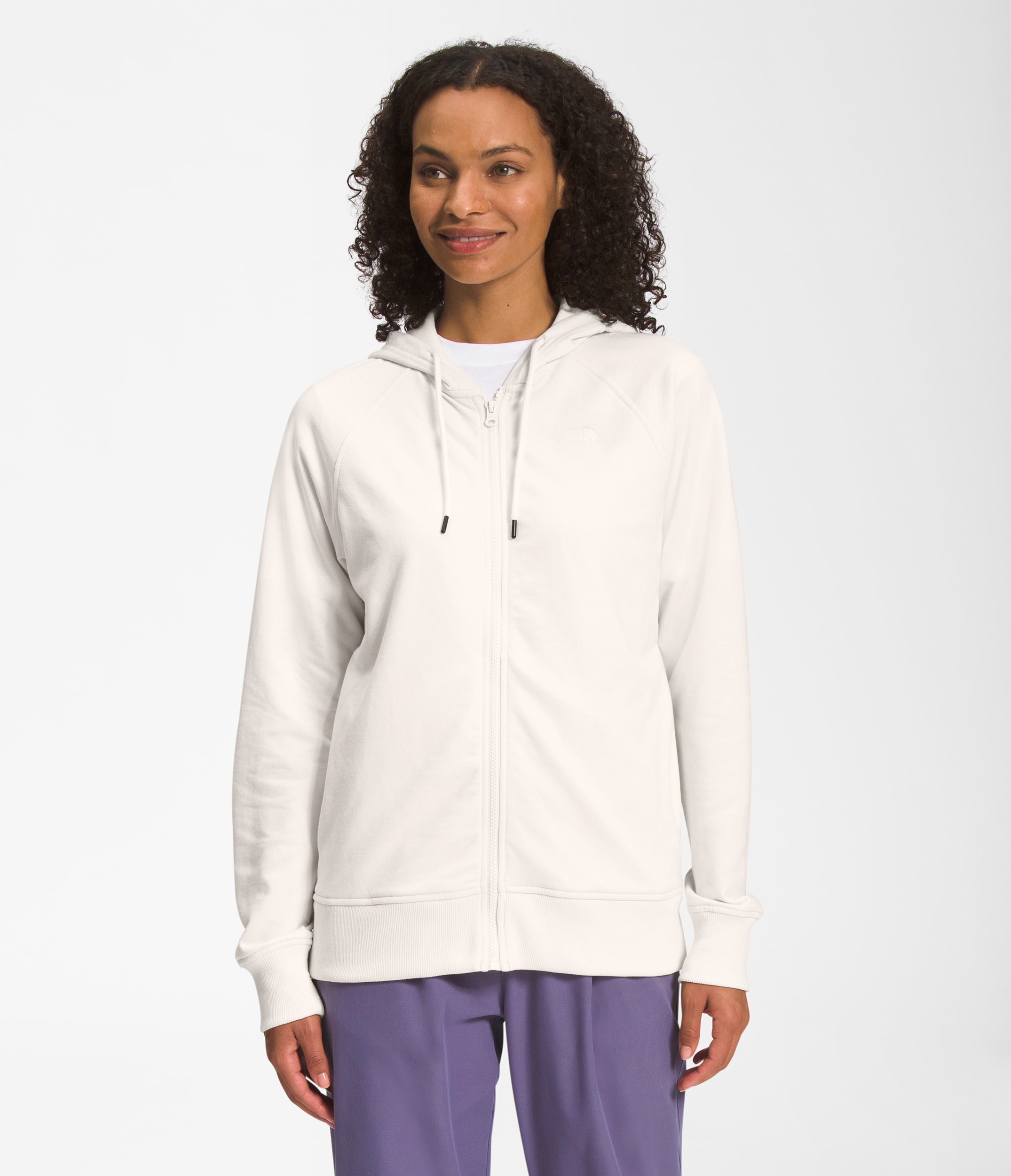 Women’s Simple Logo Fleece Full-Zip Hoodie