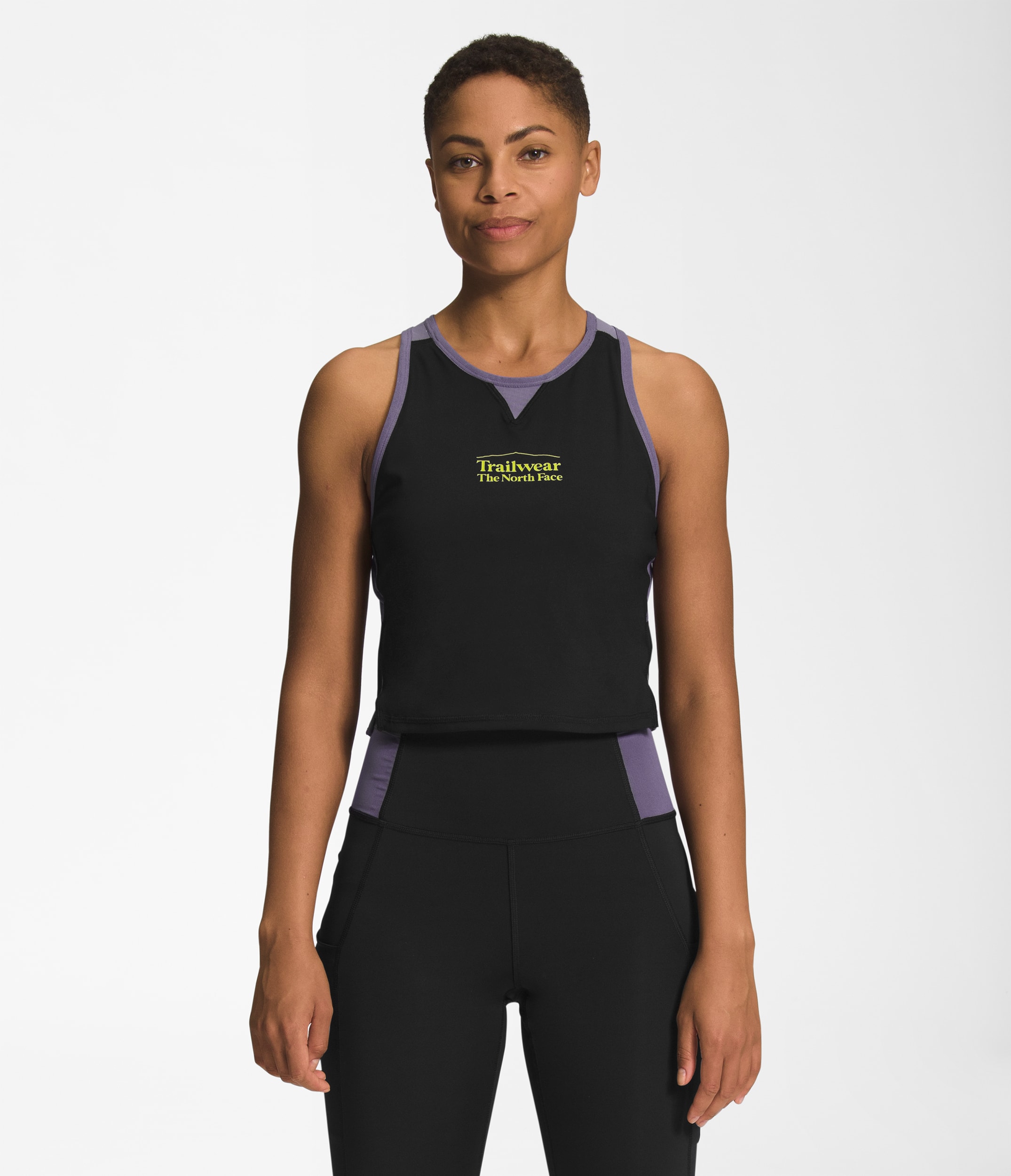 Womens Trailwear QTM Bra Tank TNF Main