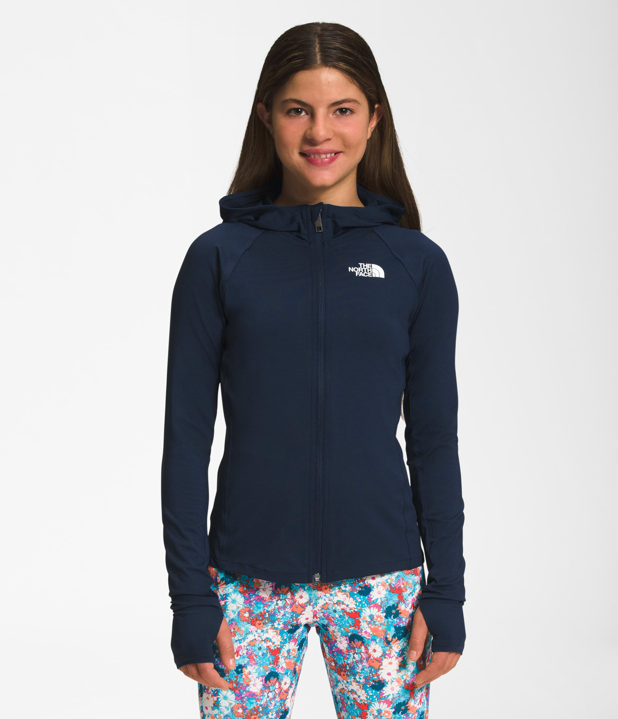 Girls Amphibious FullZip Sun Hoodie TNF HERO