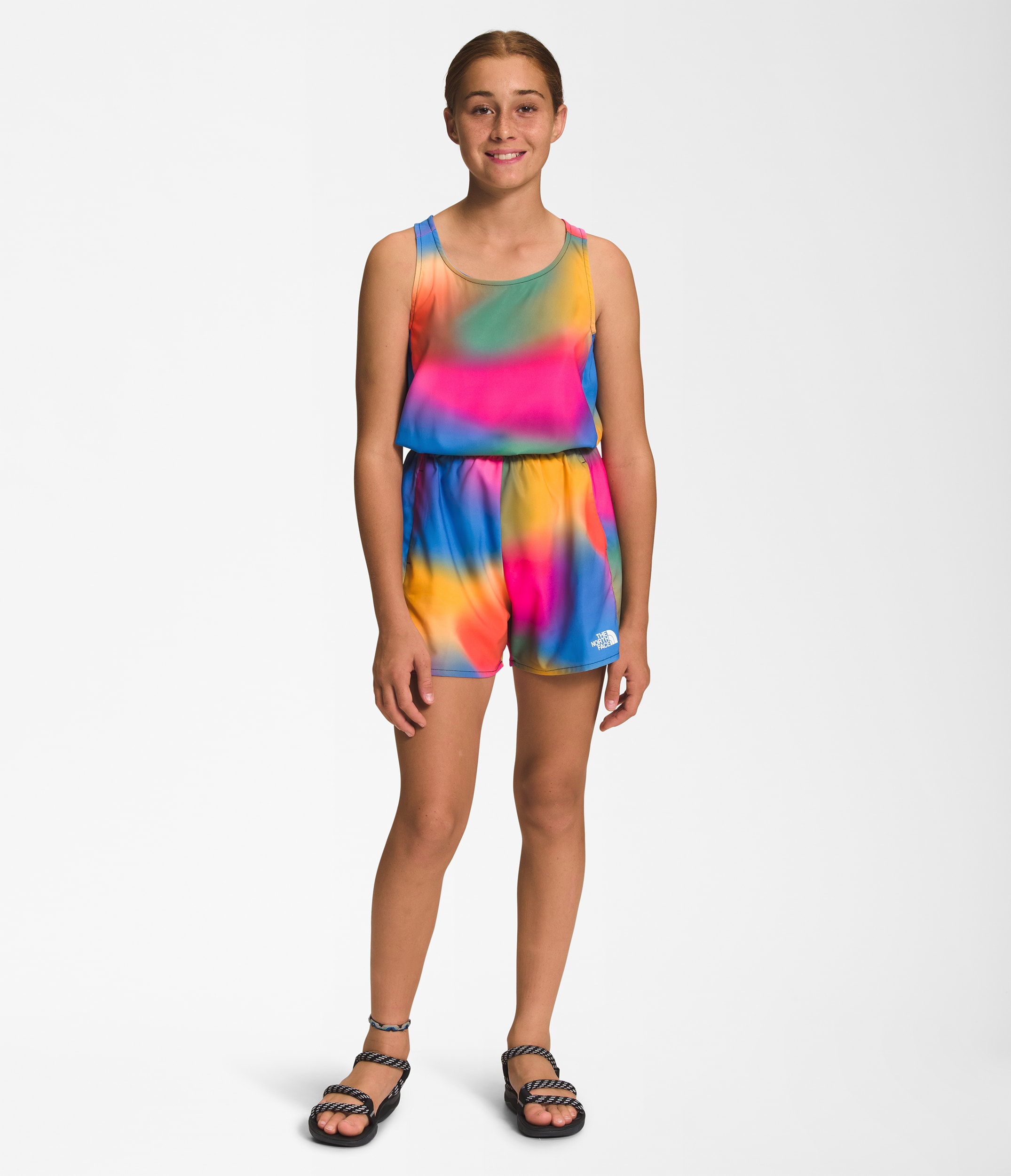 Girls Amphibious Romper TNF Main