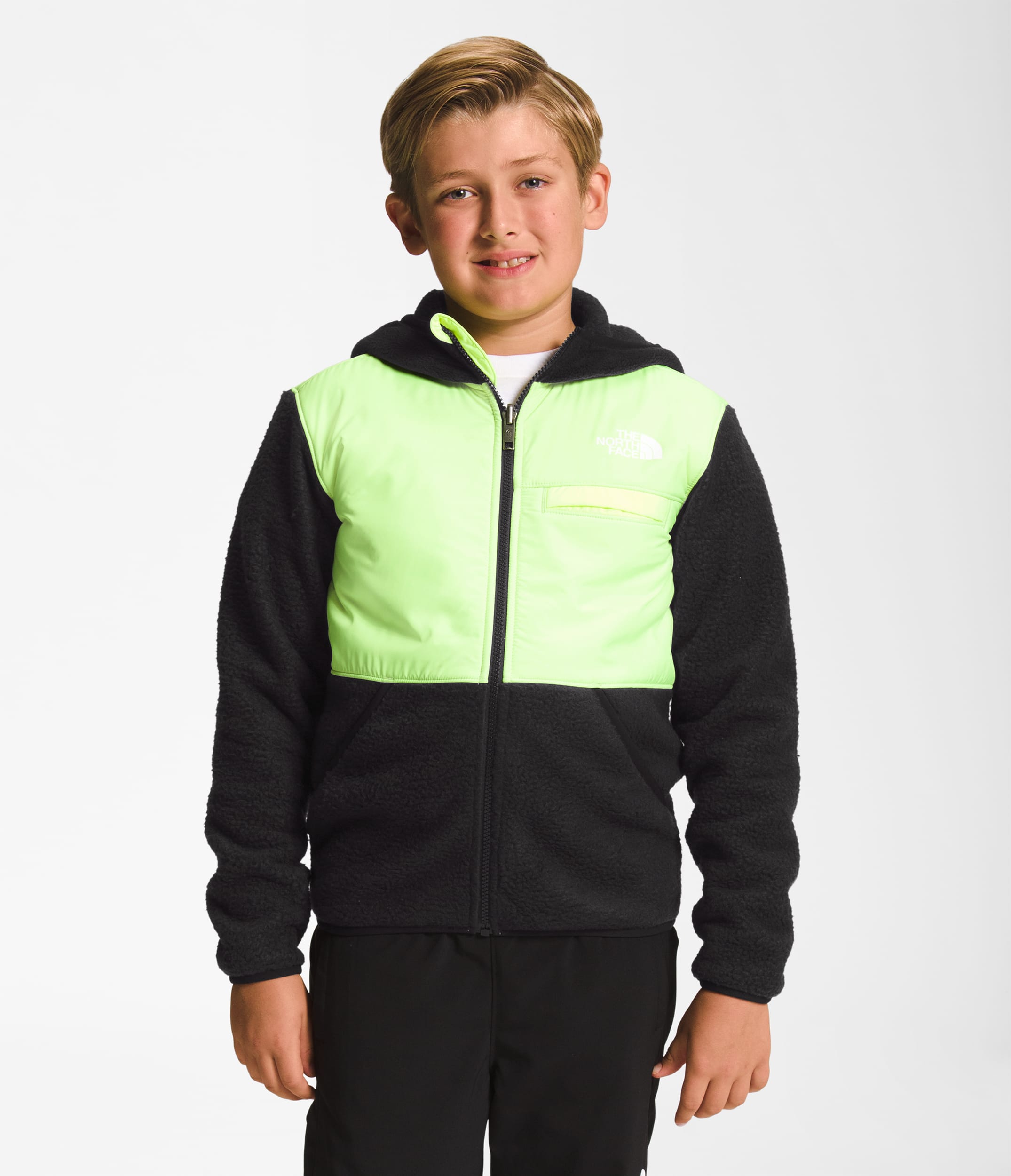 Boys Forrest Fleece FullZip Hooded Jacket TNF HERO