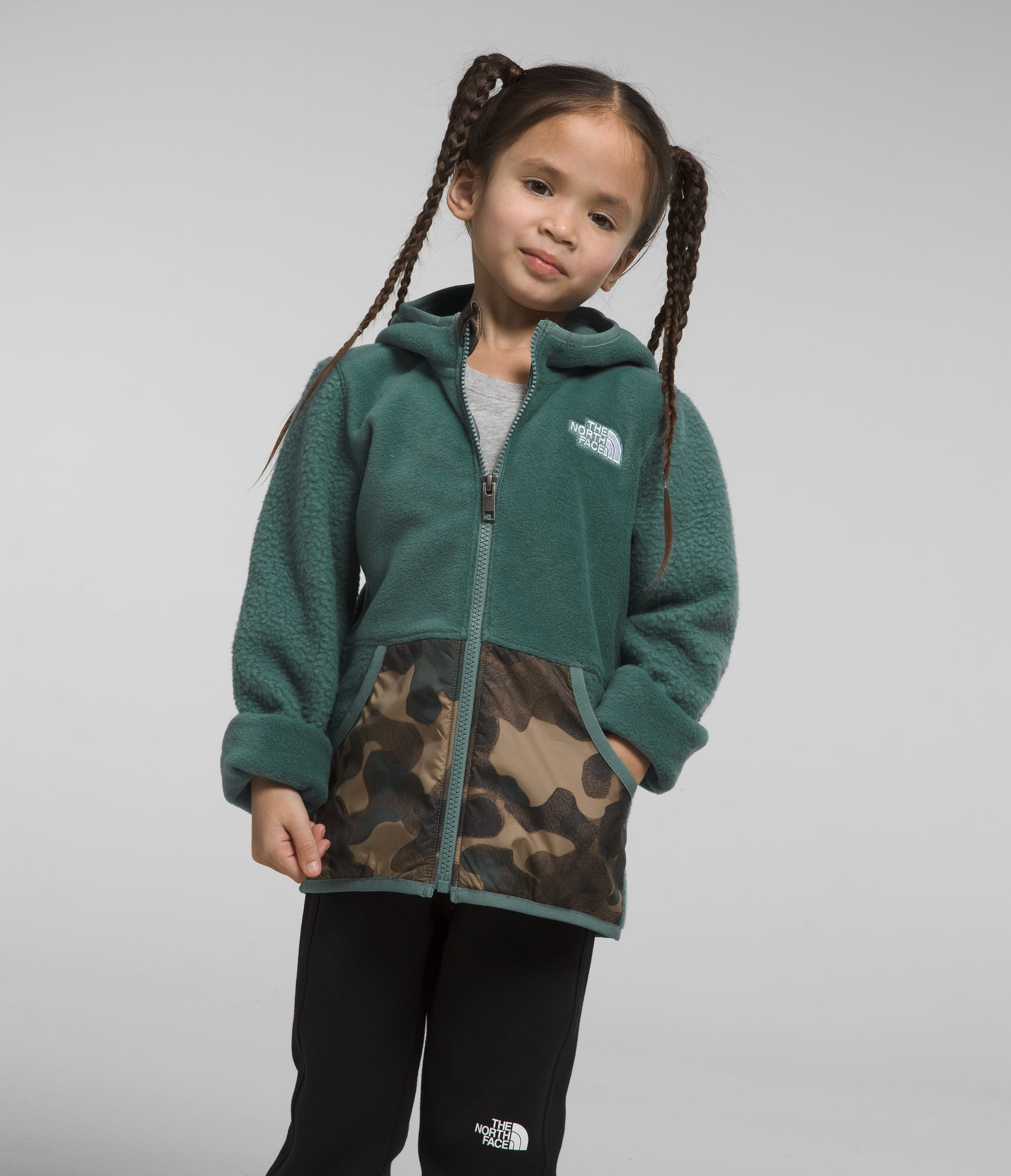 Kids Forrest Fleece FullZip Hoodie TNF Main