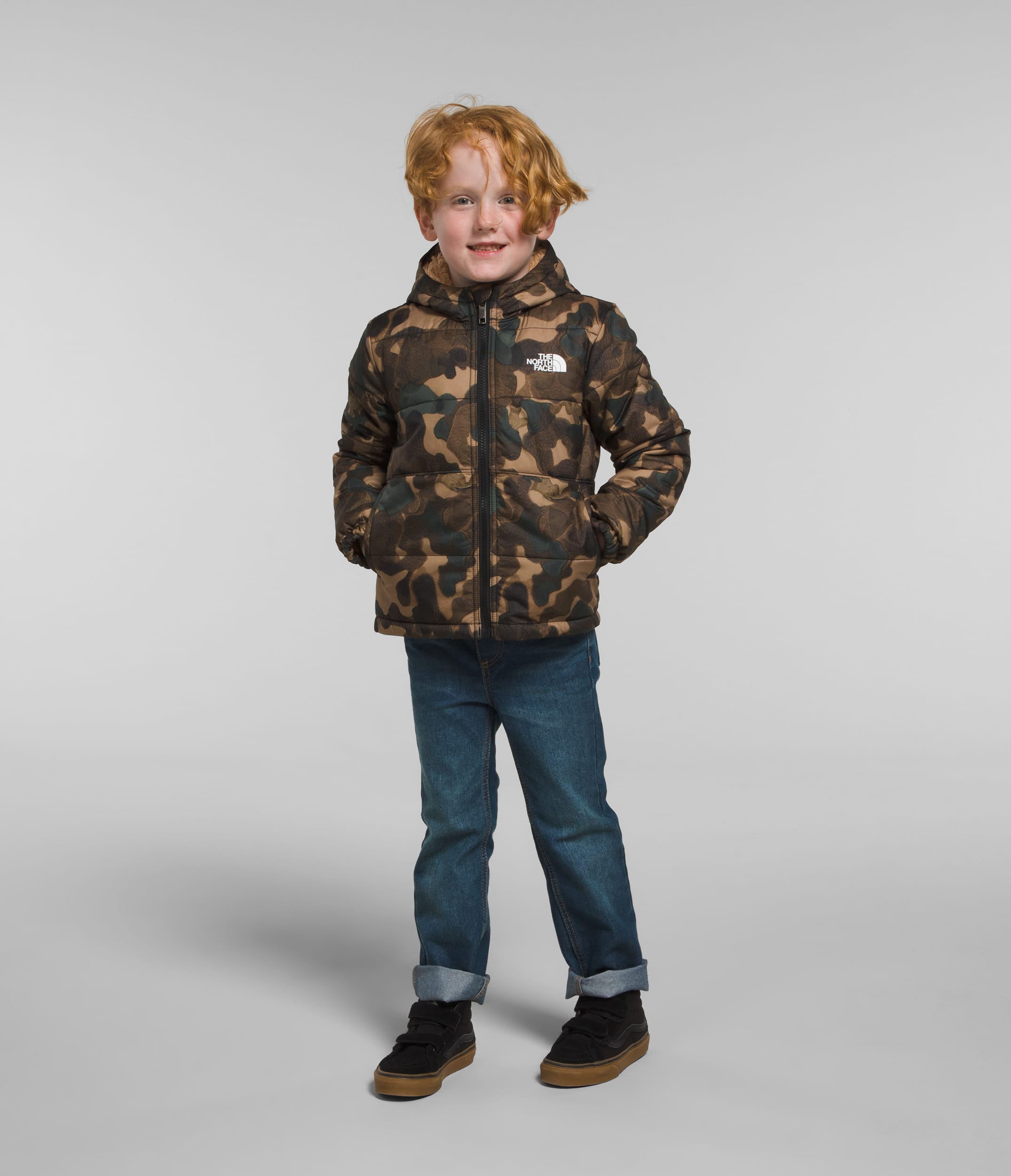Kids’ Reversible Mt Chimbo Full-Zip Hooded Jacket