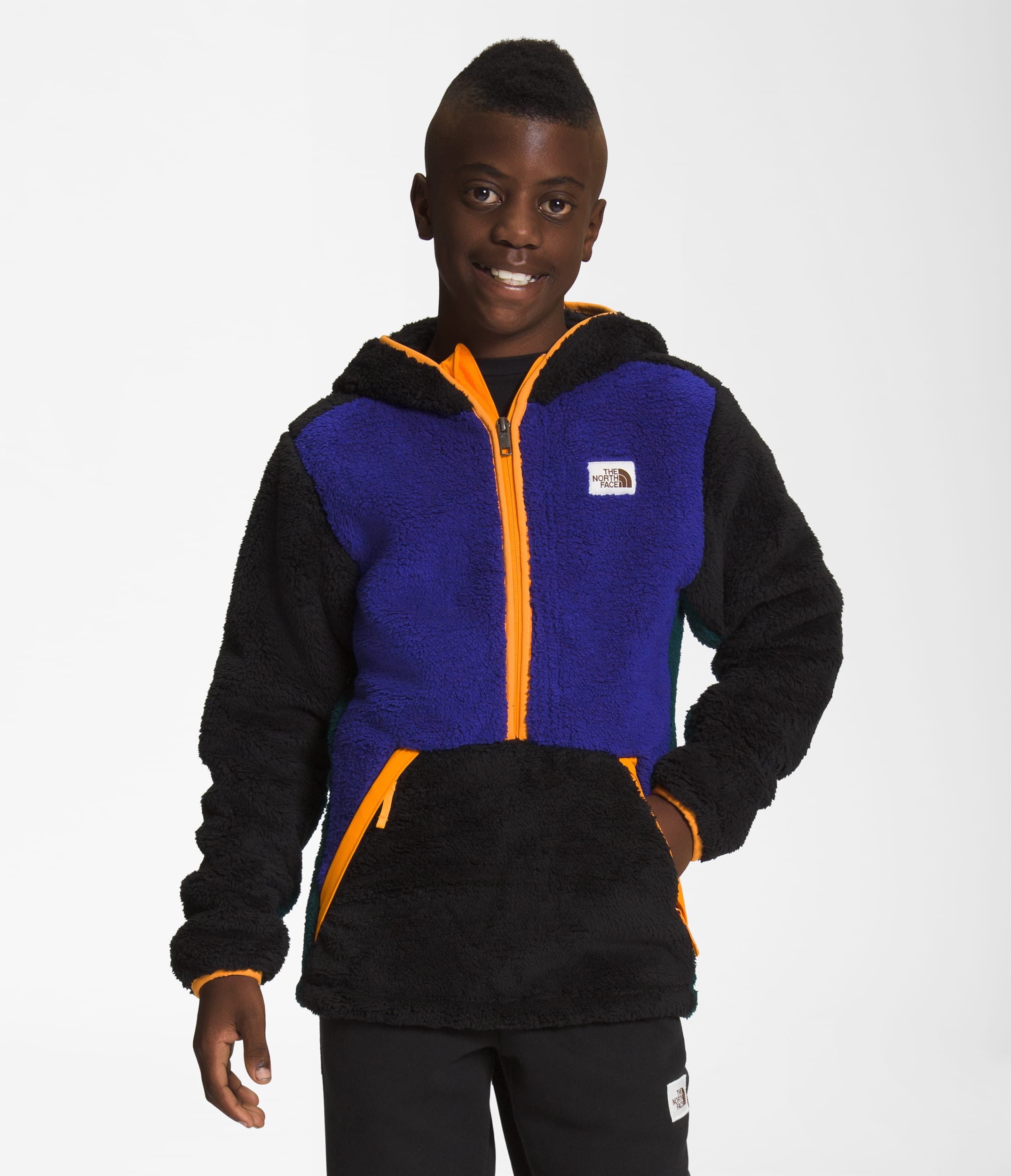Boys Cabin Fleece Hoodie TNF Main