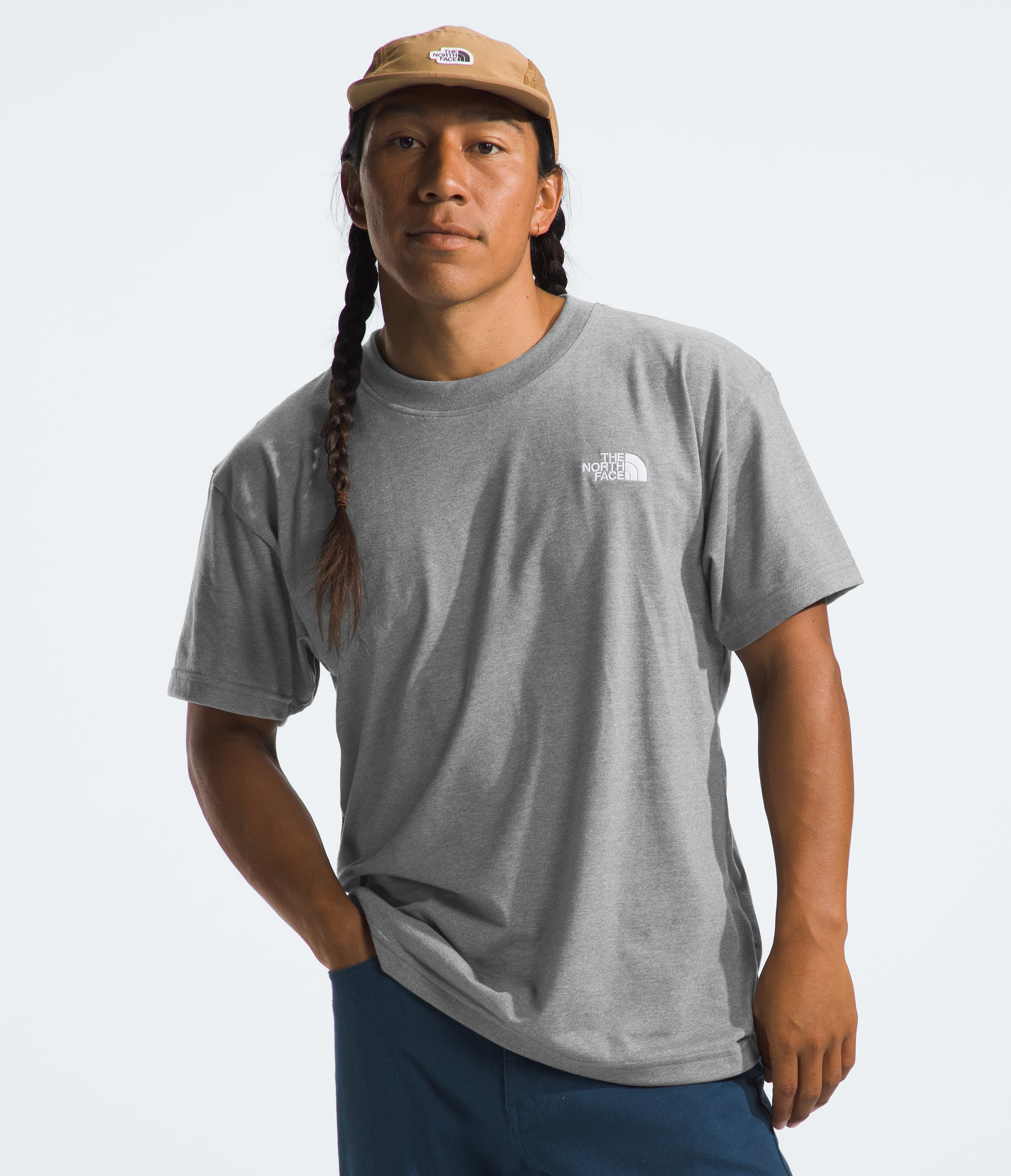 Mens ShortSleeve Evolution Box Fit Tee TNF Main