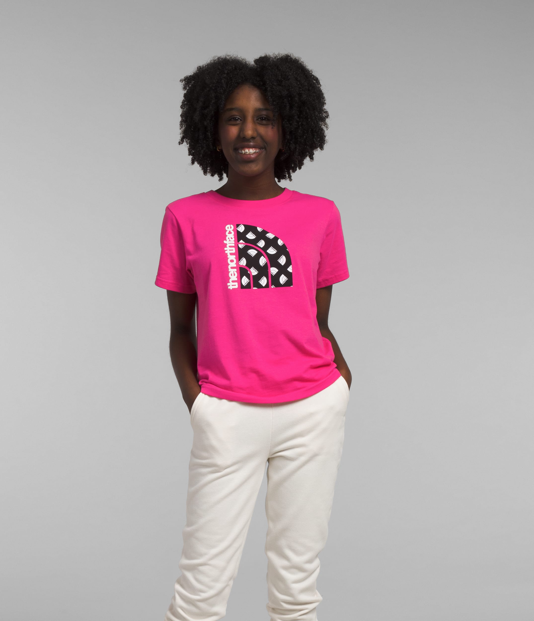 Girls ShortSleeve Graphic Tee TNF Main