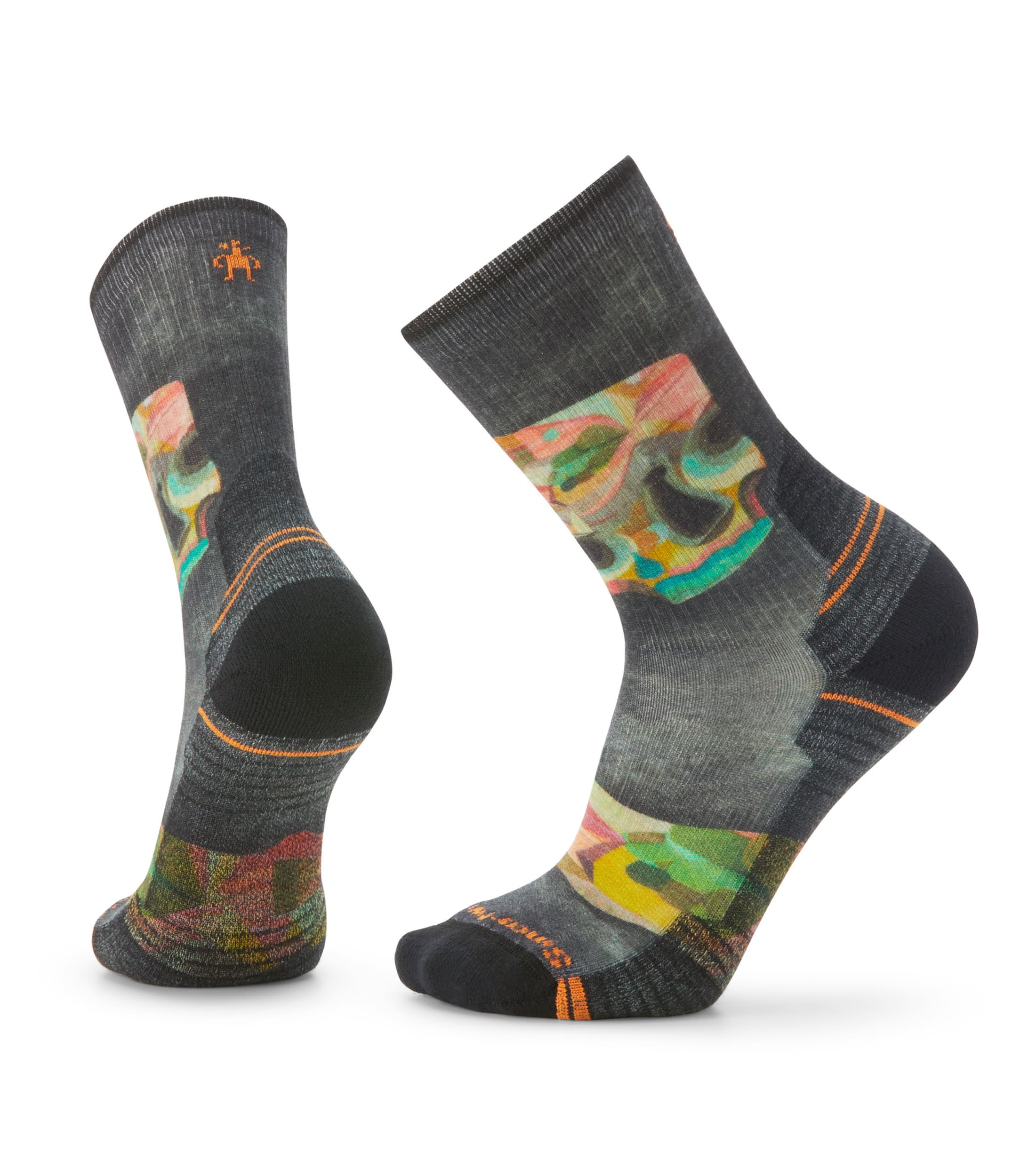 Hike Light Cushion Def Lyfe Print Crew Socks TNF HERO