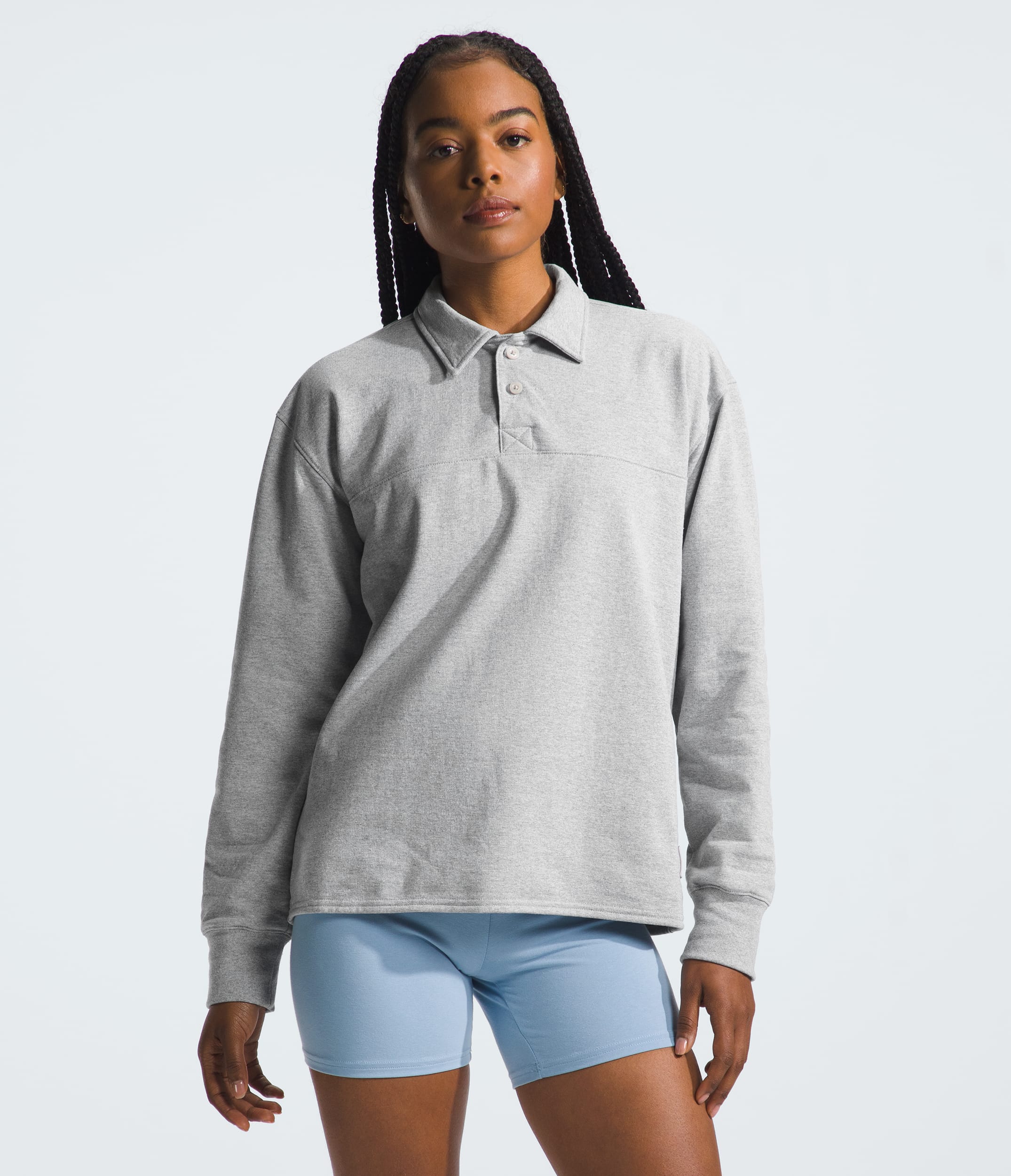 Women’s Long-Sleeve Heritage Patch Rugby Shirt