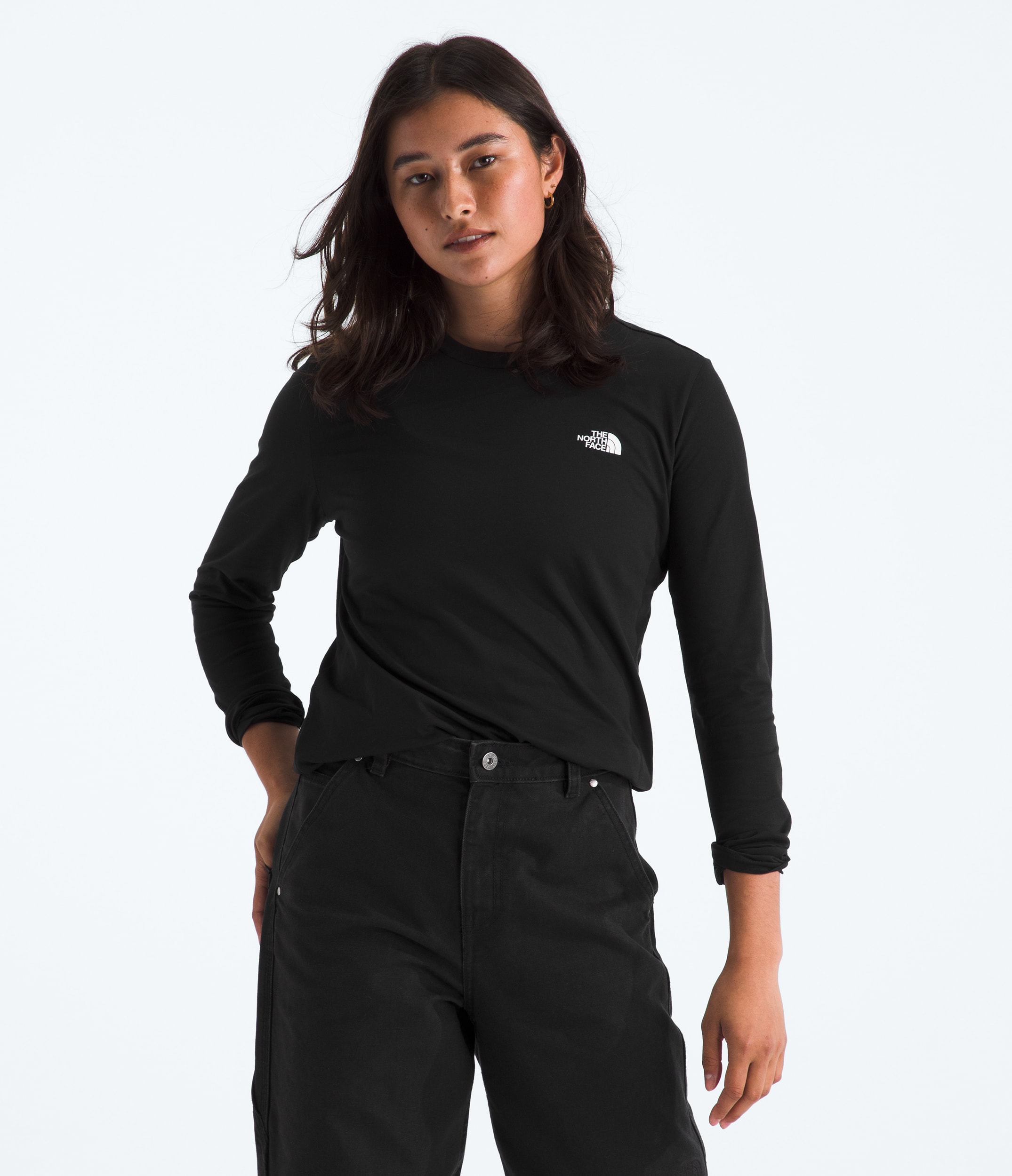 Womens LongSleeve Simple Dome Tee TNF Main
