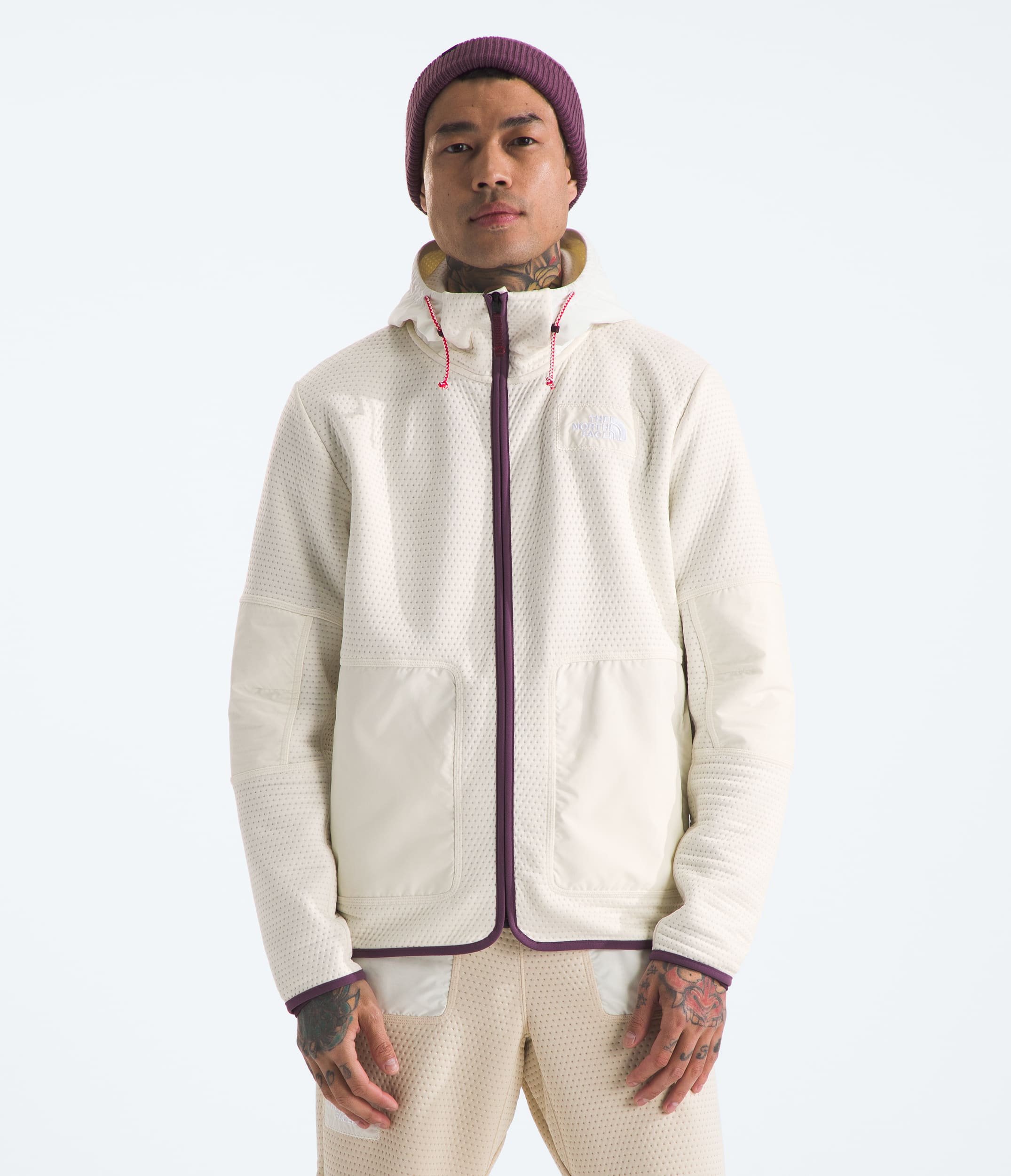 A68a DOTKNIT Thermal Hoodie TNF Main