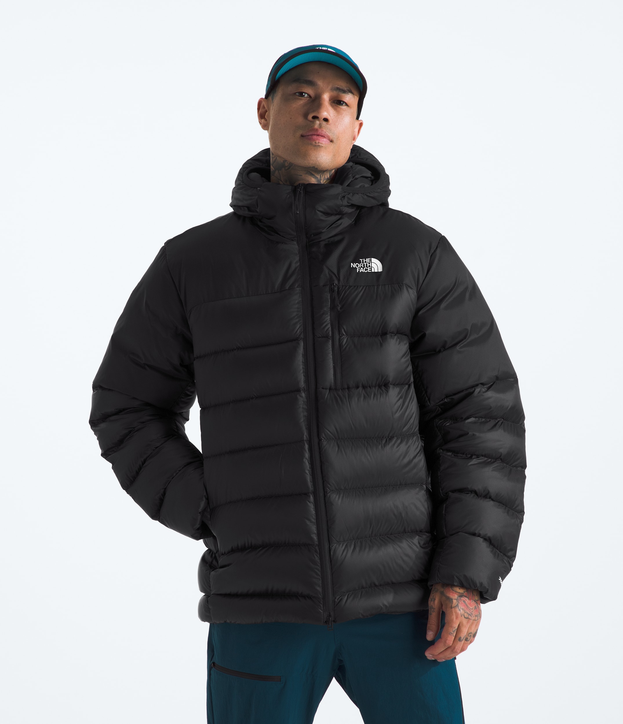 Mens Kalix Down Hoodie TNF Main
