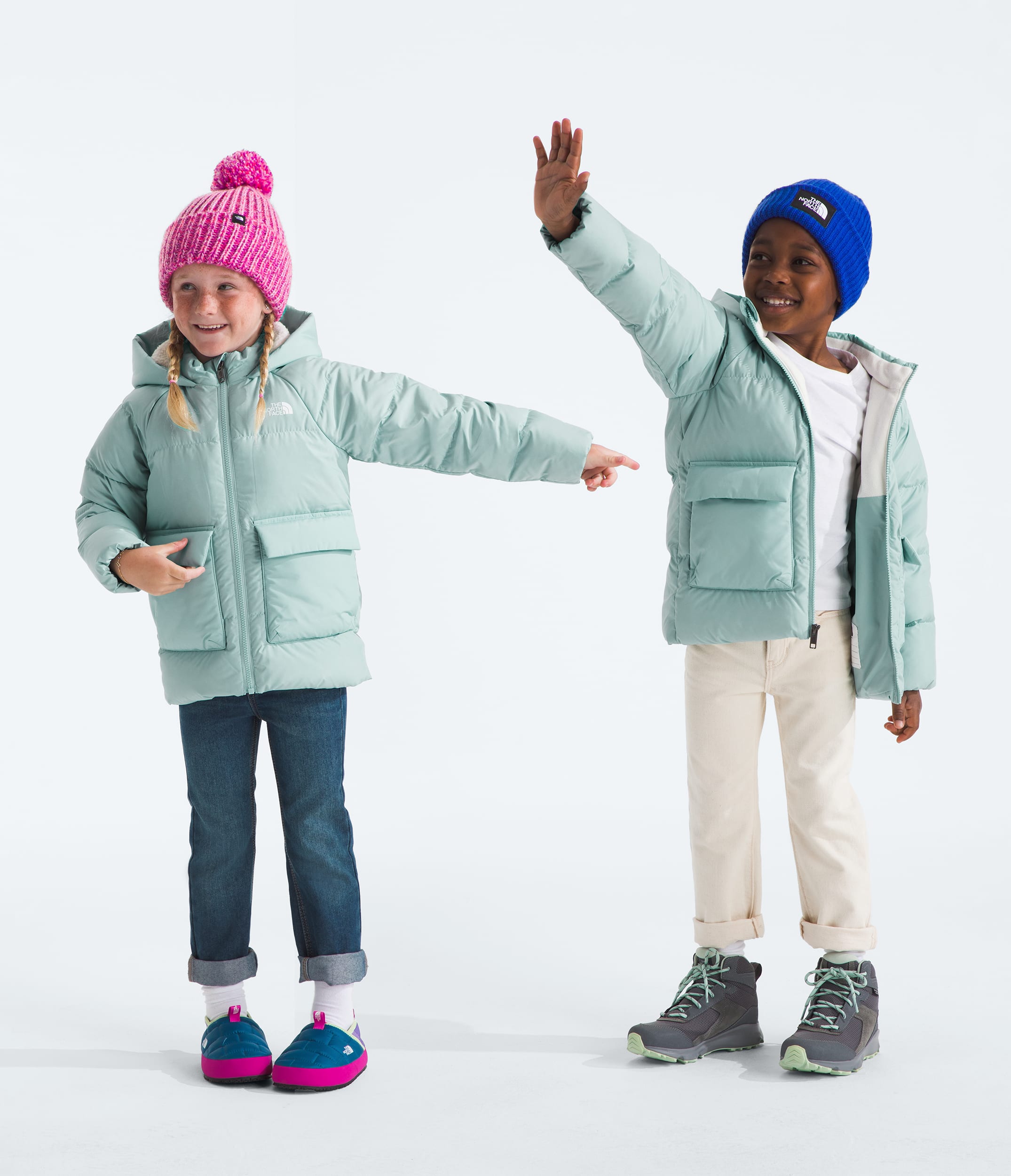 Kids North Down FleeceLined Parka TNF HERO