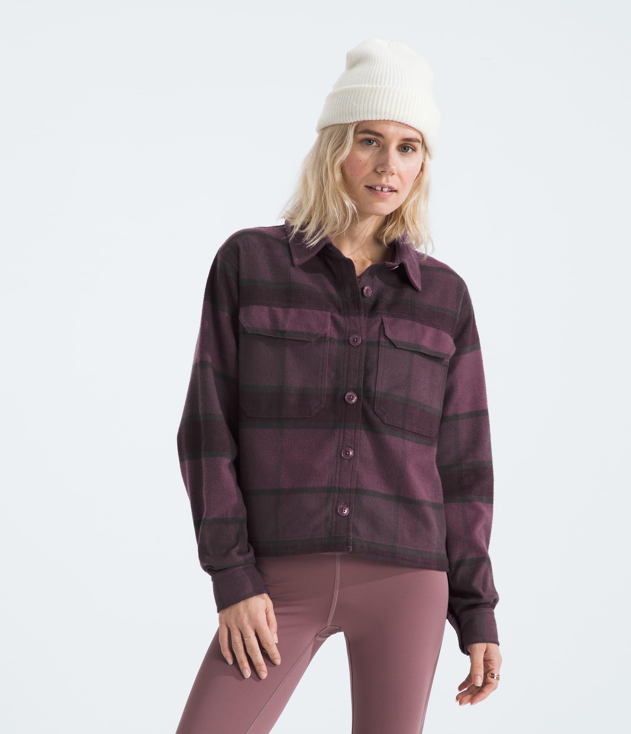 Womens Valley Flannel Shirt TNF Main