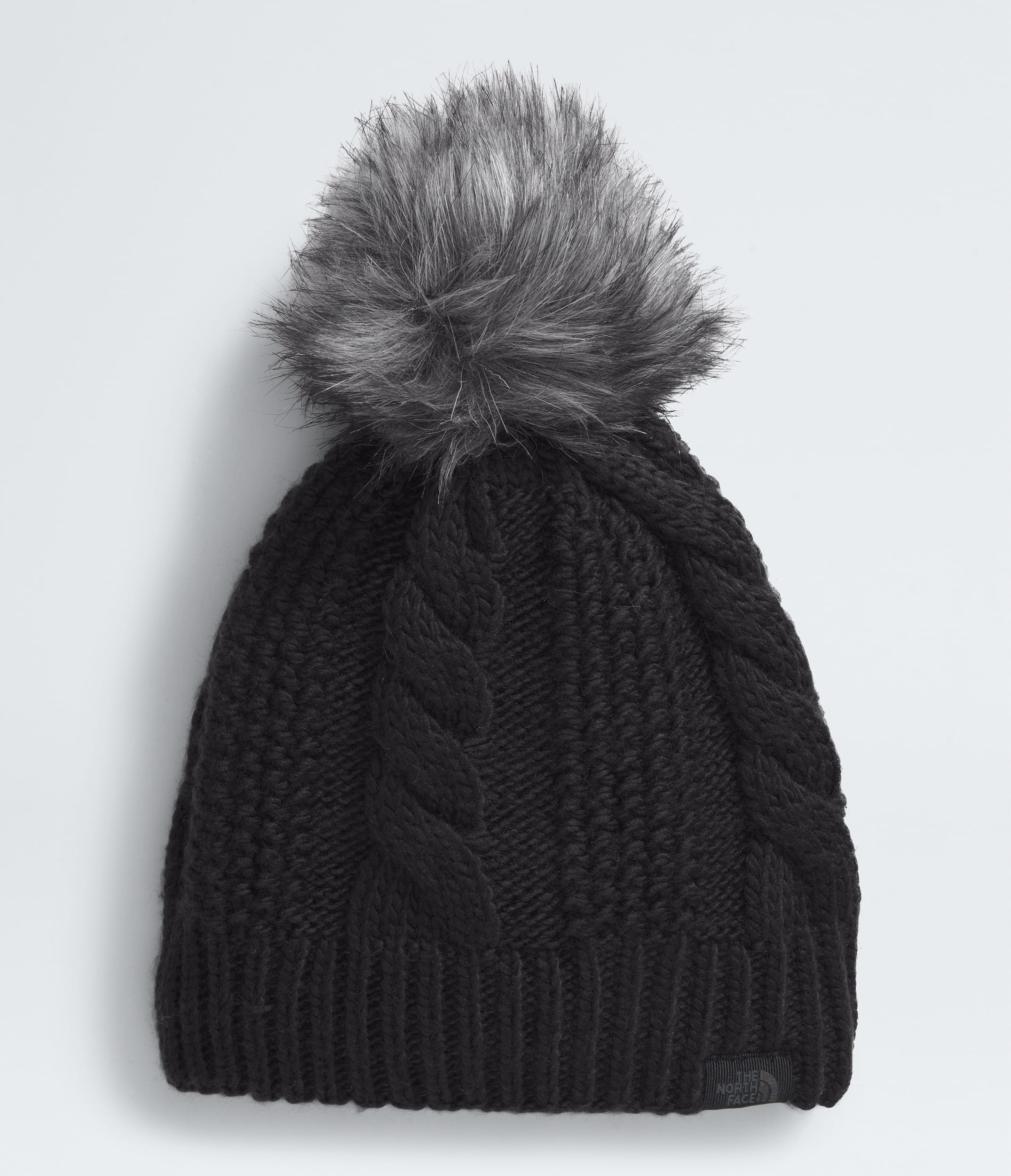 Womens Oh Mega Fur Pom Lined Beanie TNF HERO