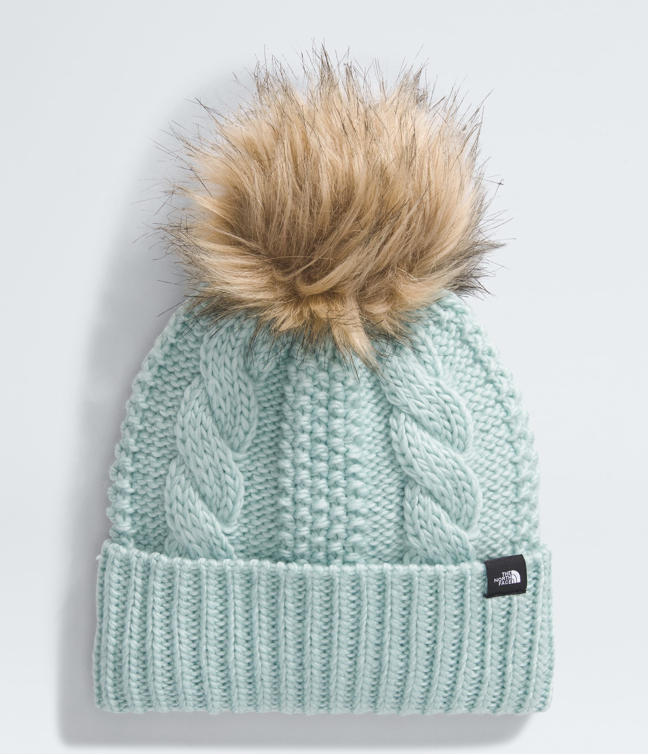 Kids Oh Mega Fur Pom Beanie TNF HERO