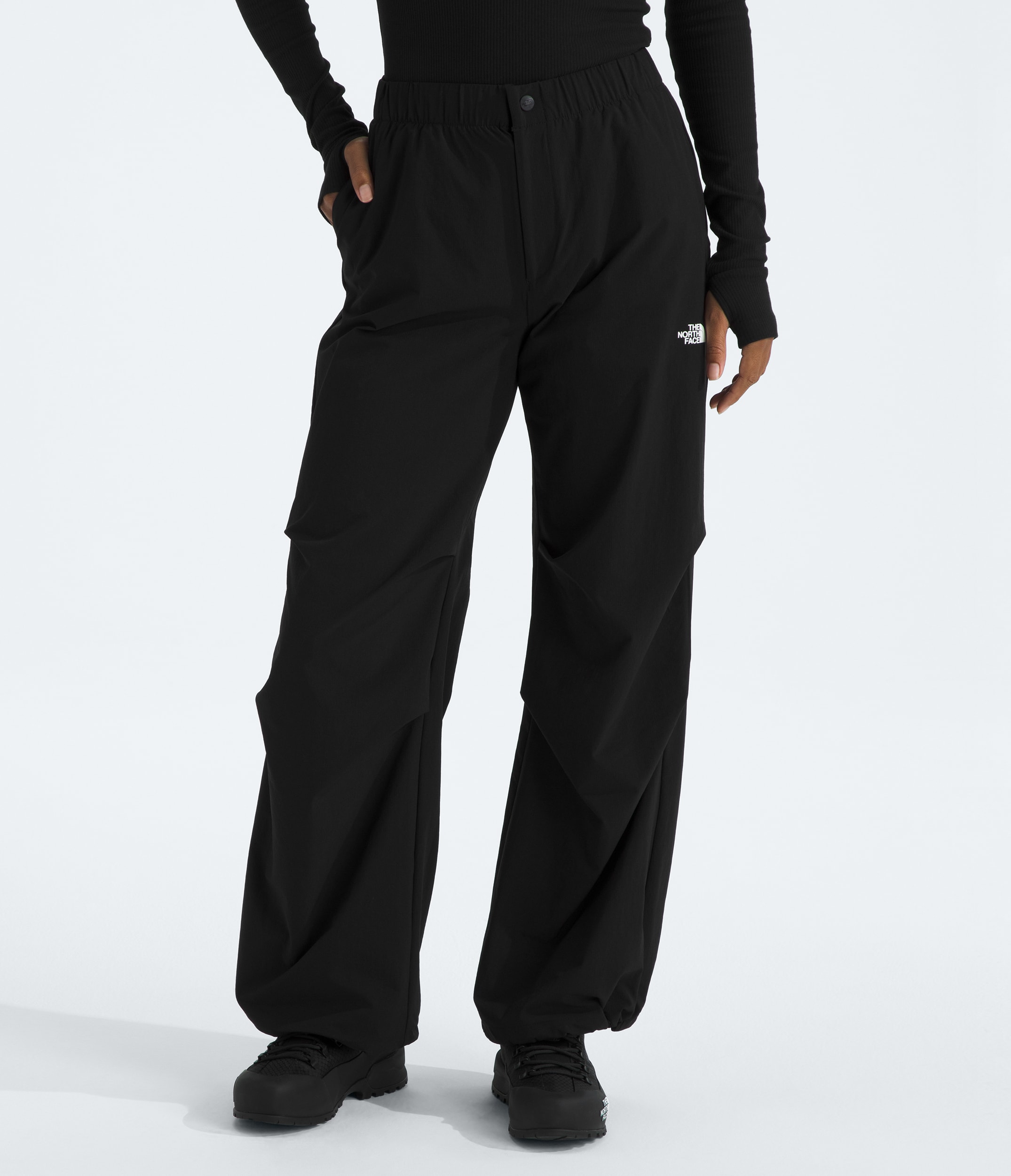 Womens Woven Loose Trousers TNF Main