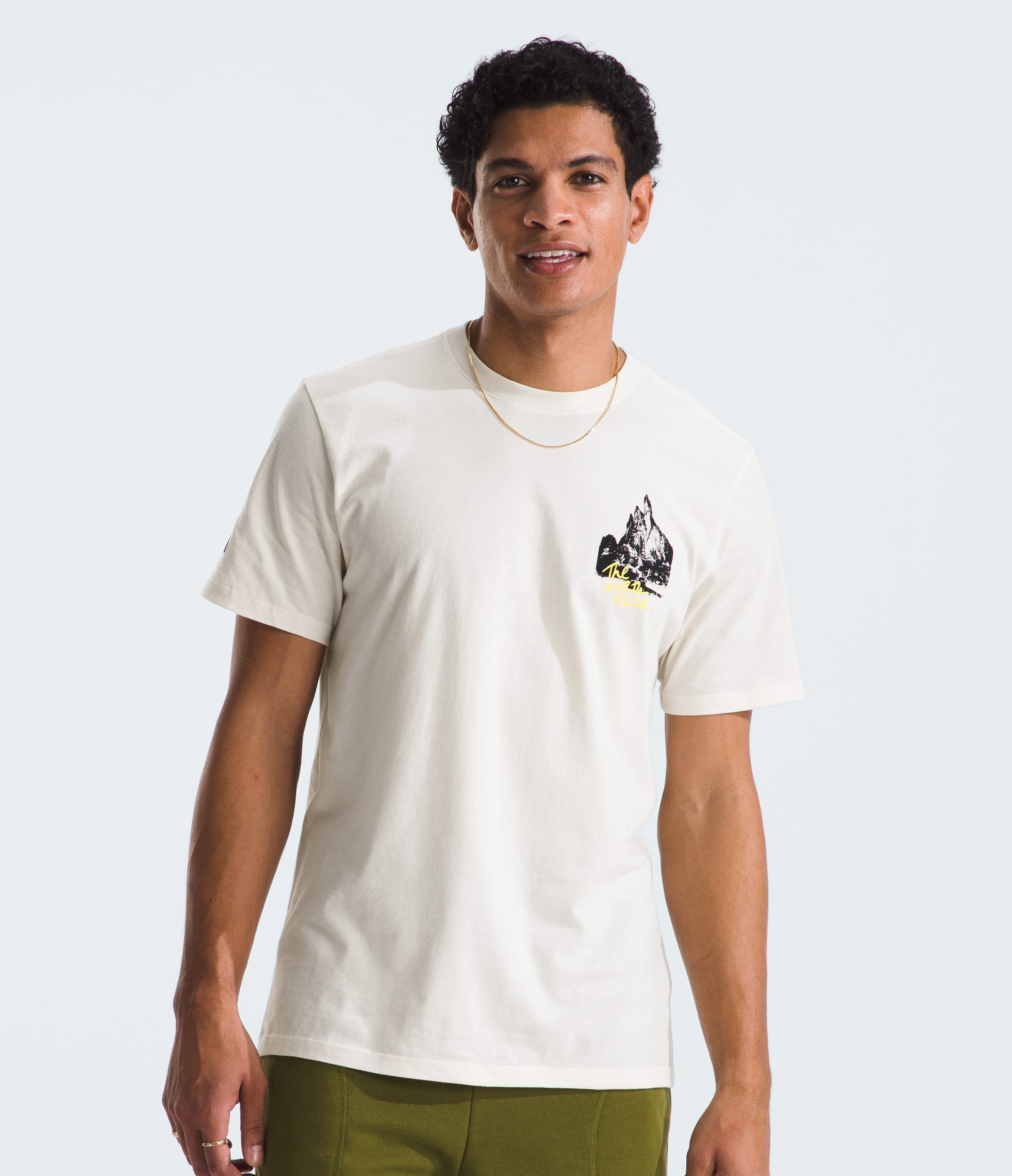 Mens ShortSleeve Mountain Tee TNF Main