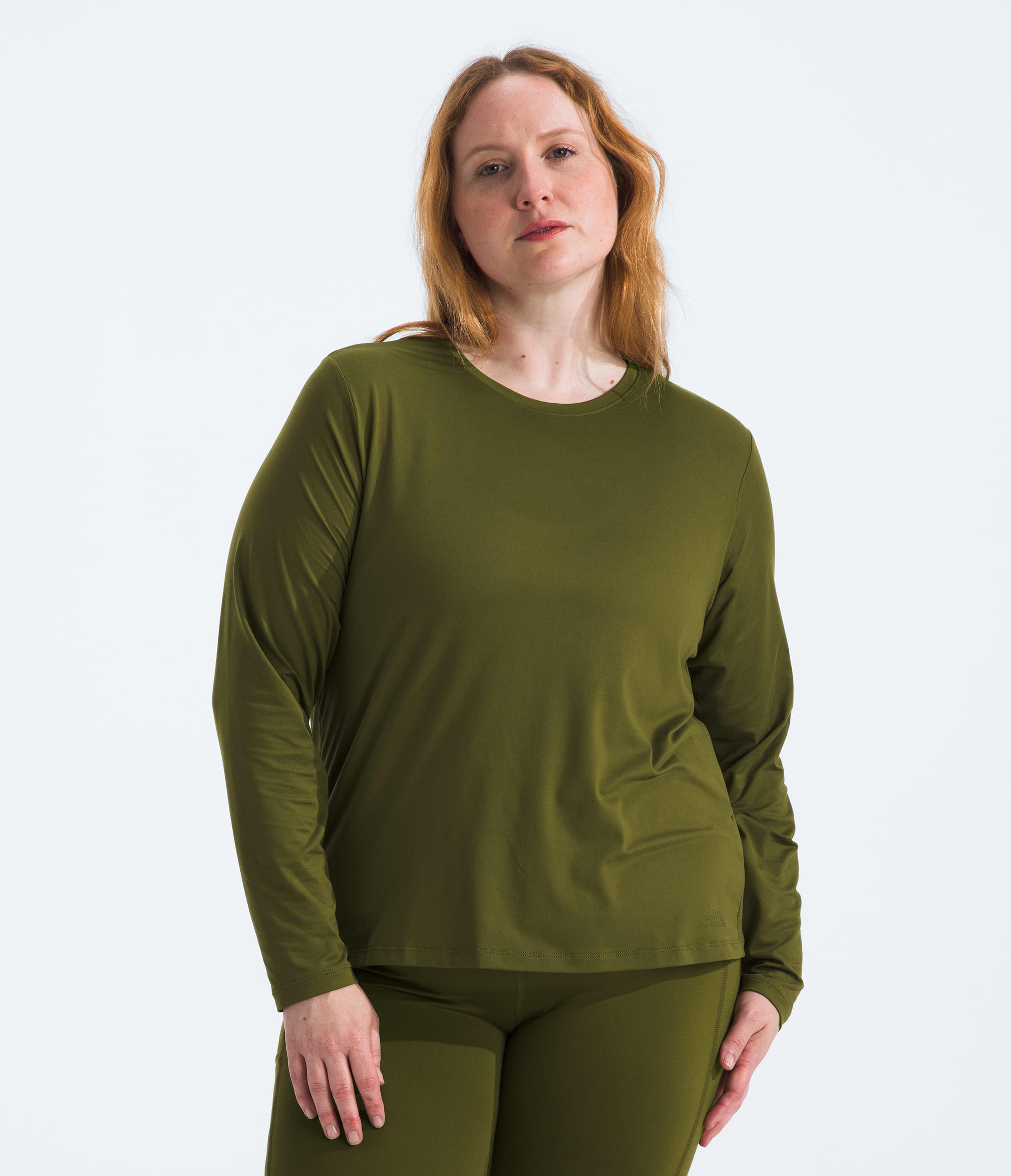 Womens Plus Dune Sky LongSleeve TNF Main