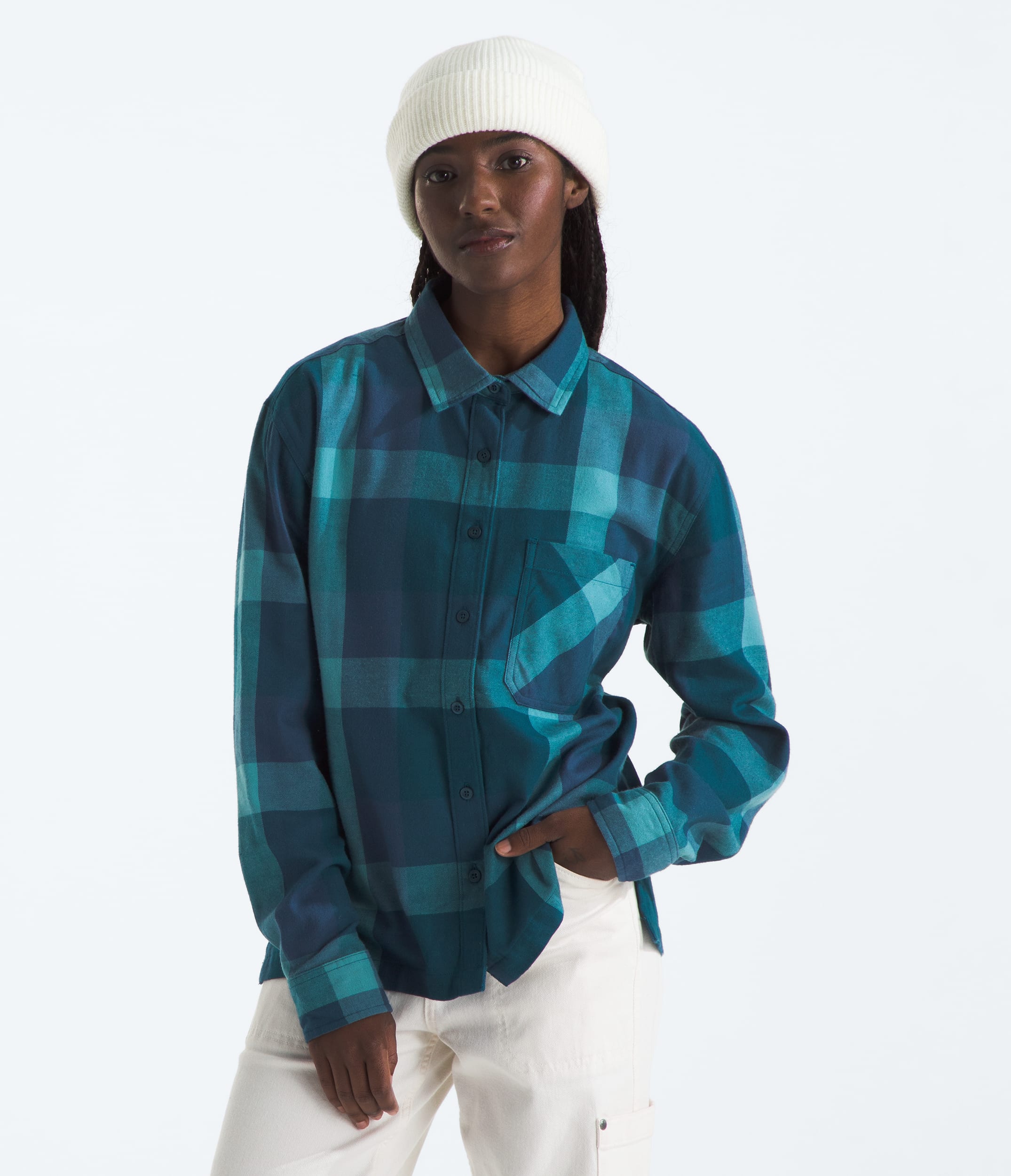 Womens Arroyo Lightweight Flannel Shirt TNF Main