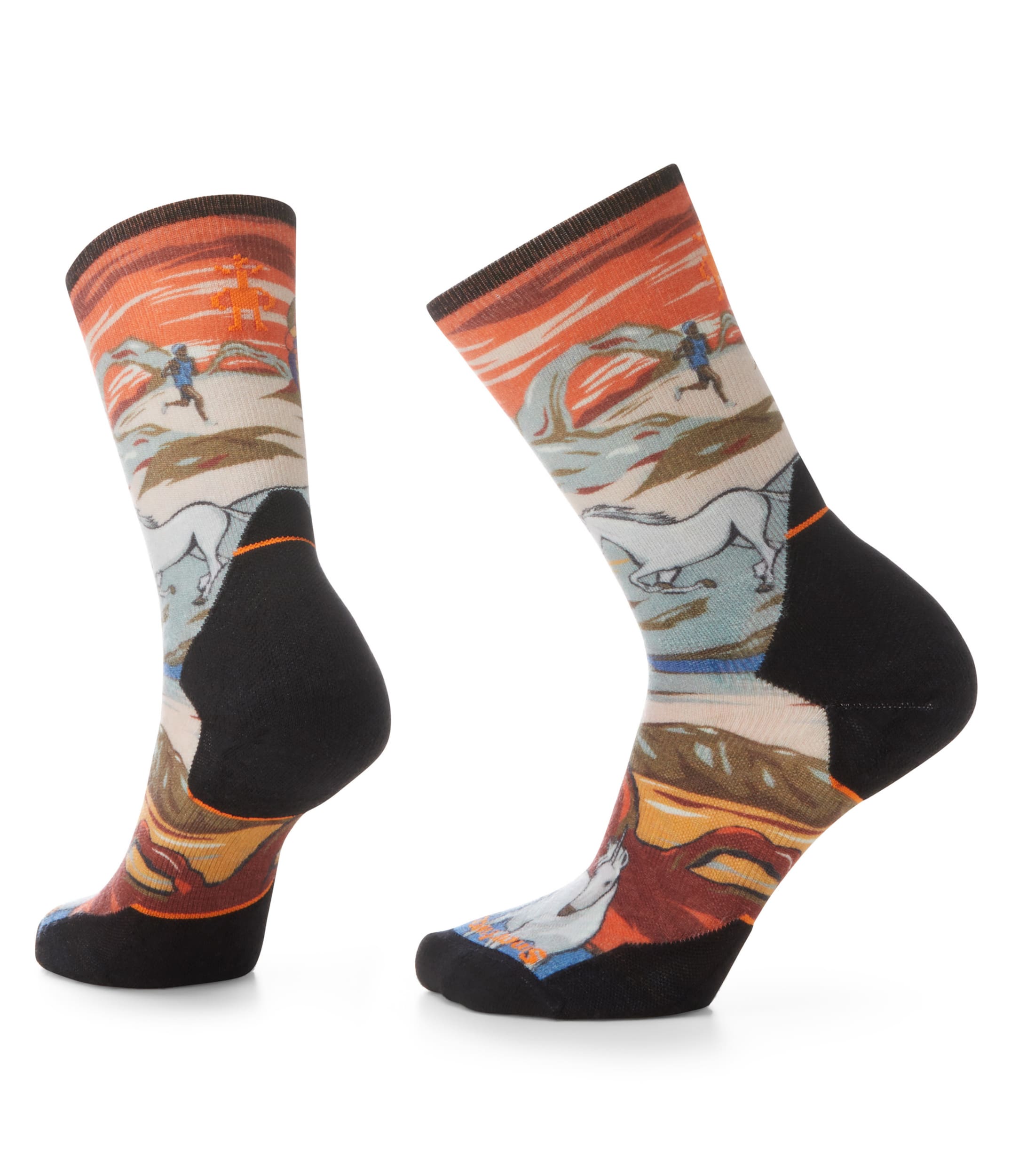 Athlete Edition Run Trail Magic Crew Print Socks