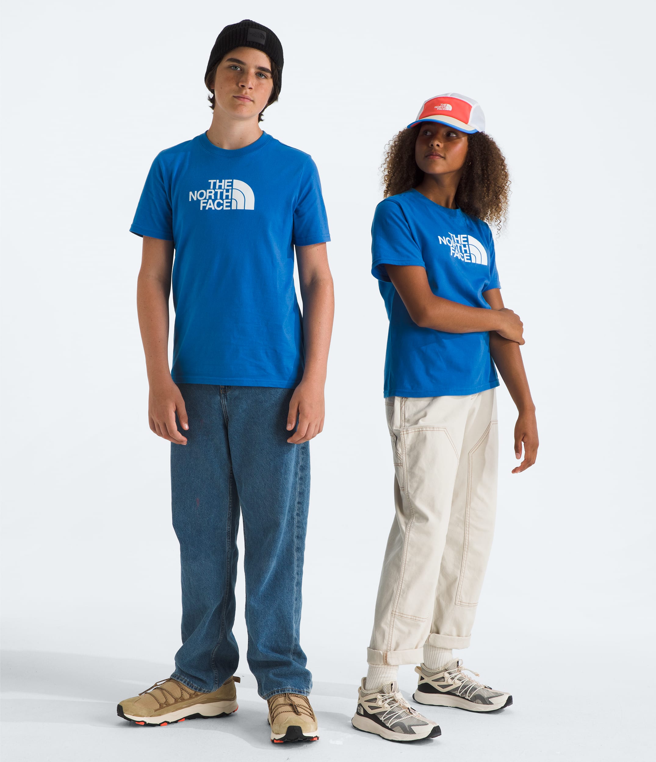 Boys  Girls Half Dome ShortSleeve Tee TNF Main