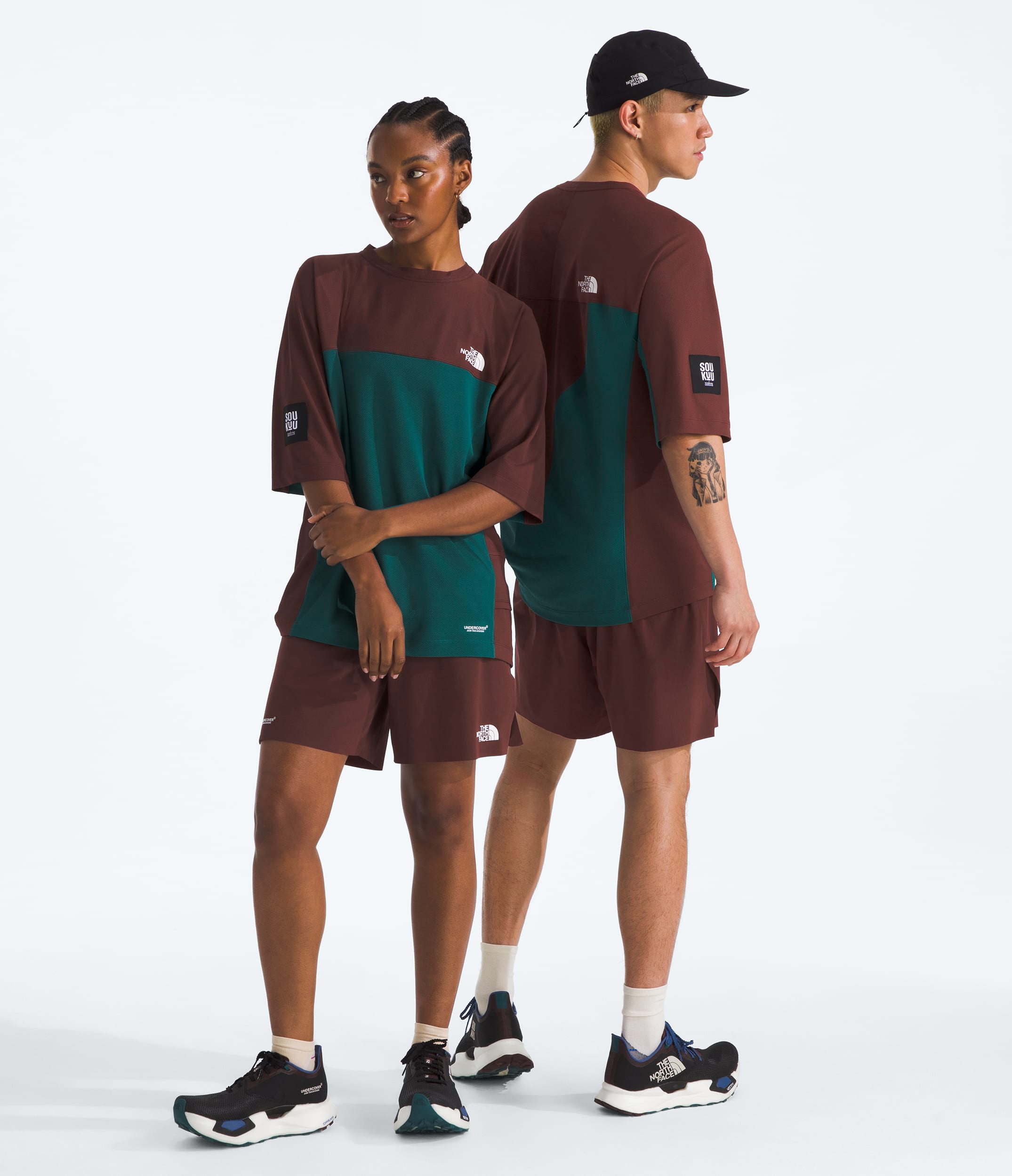 ウォーキング・ランニングウェア NORTHFACE UNDERCOVER SOUKUU Run Tights TNF x UNDERCOVER SOUKUU Trail Run Perforated Short-Sleeve