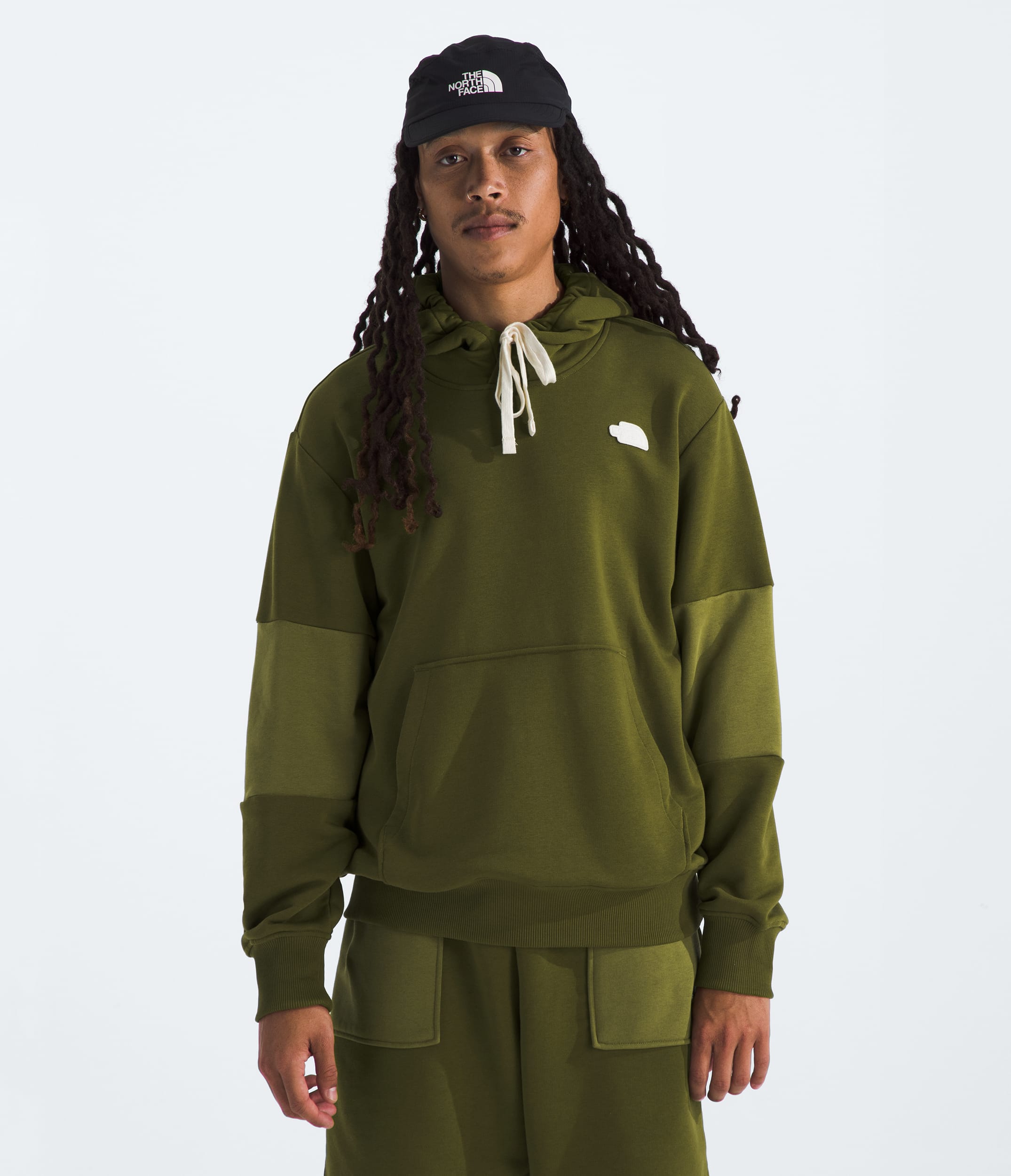 Mens Terry Relaxed Hoodie TNF Main