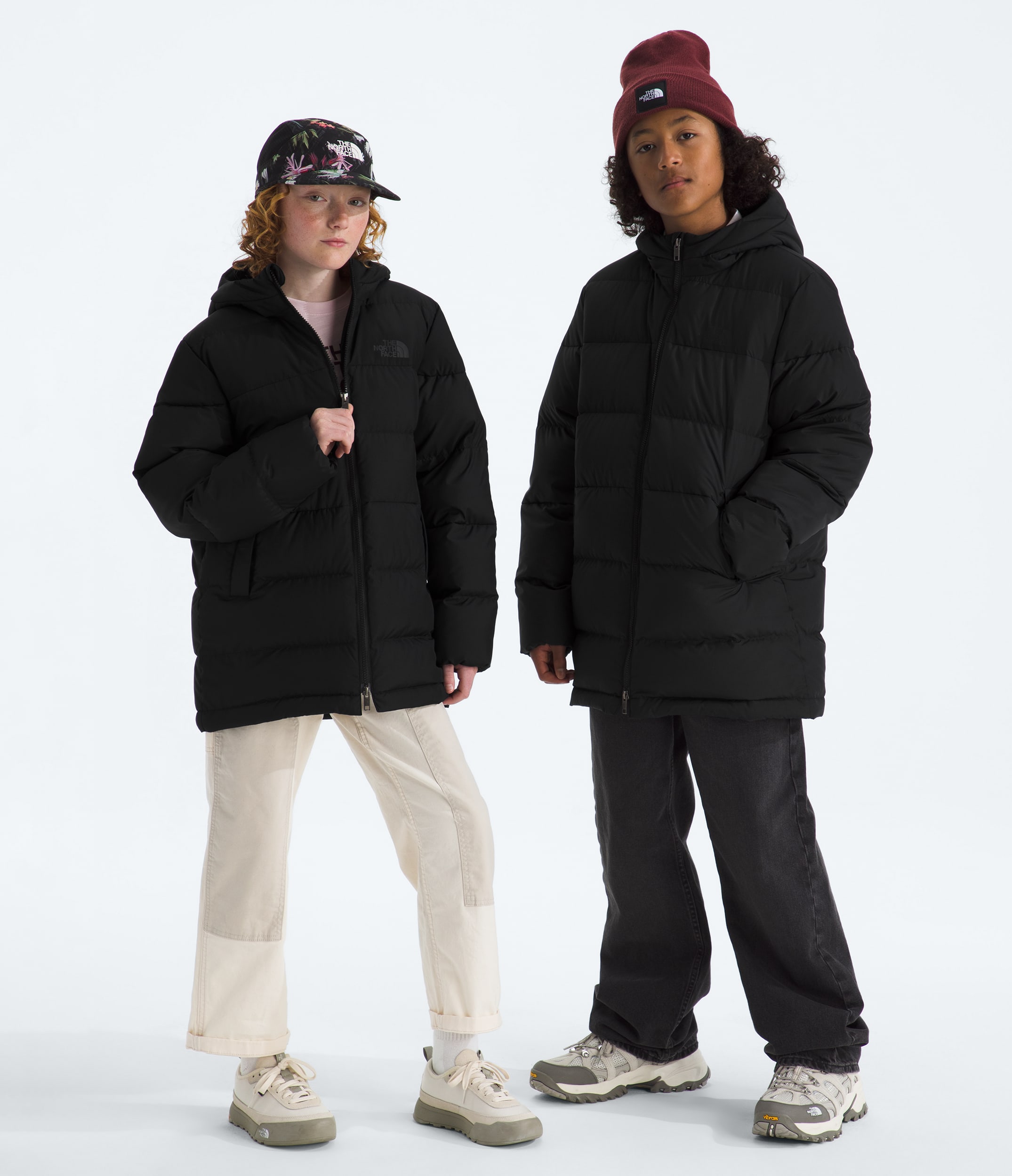 Parka Frost Fall pour garons et filles TNF HERO