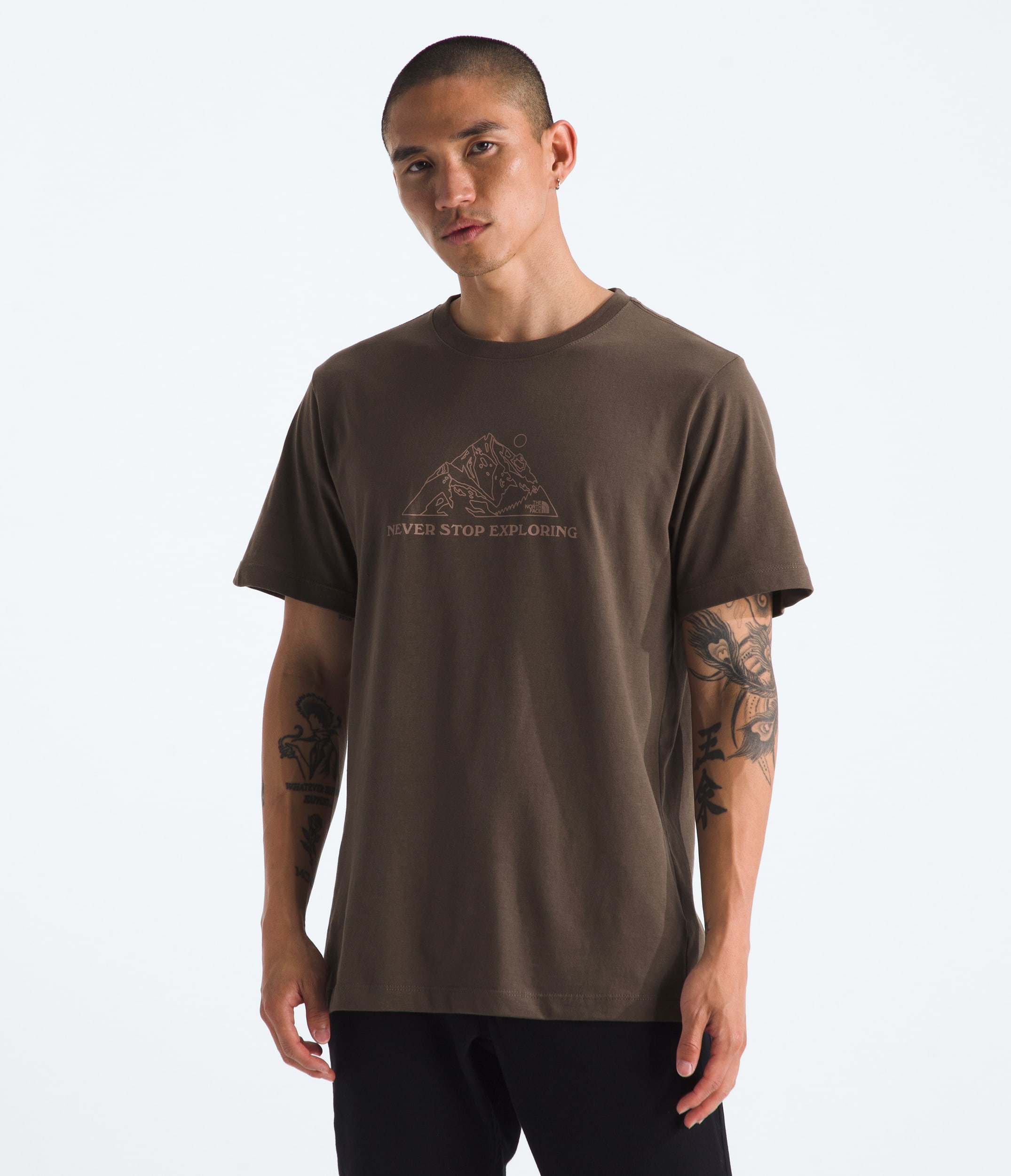 Mens Evolution Mtn Base ShortSleeve TeeGraphic TNF HERO