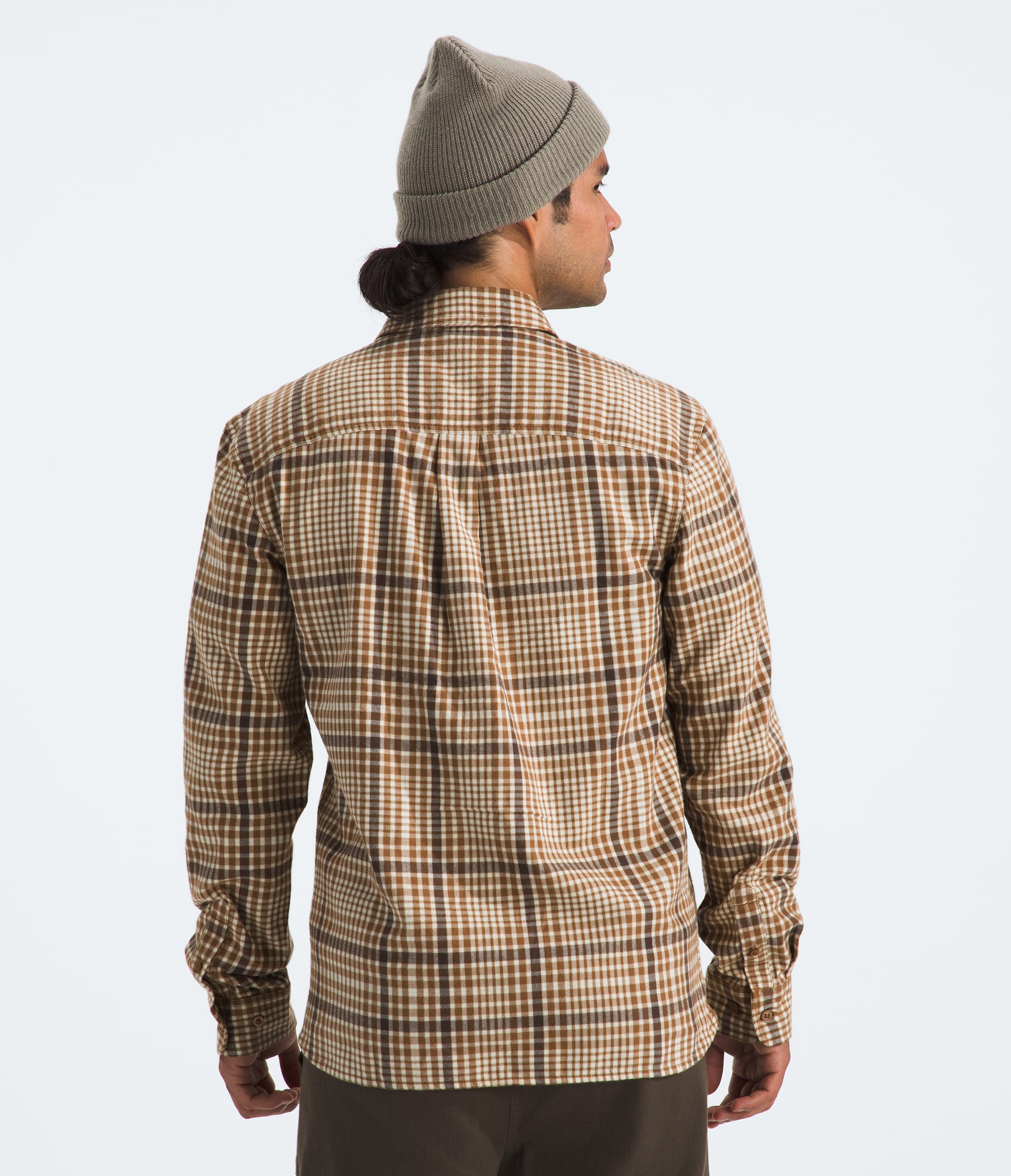 Mens Arroyo Lightweight Flannel Shirt TNF BACK