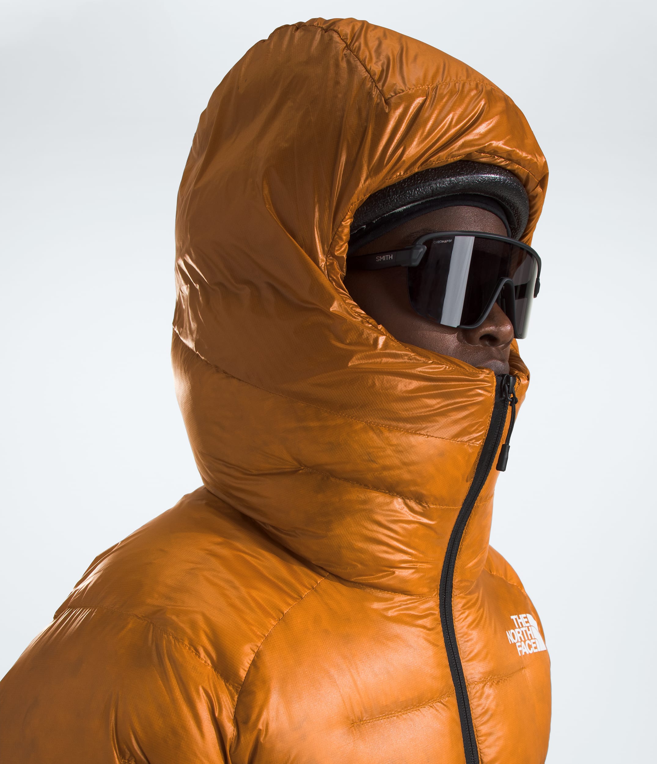 Womens Summit Series Pumori Down Parka TNF MODELHOOD2